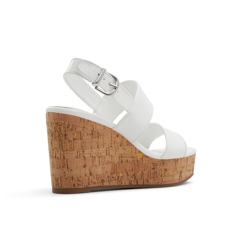 White flat wedges top