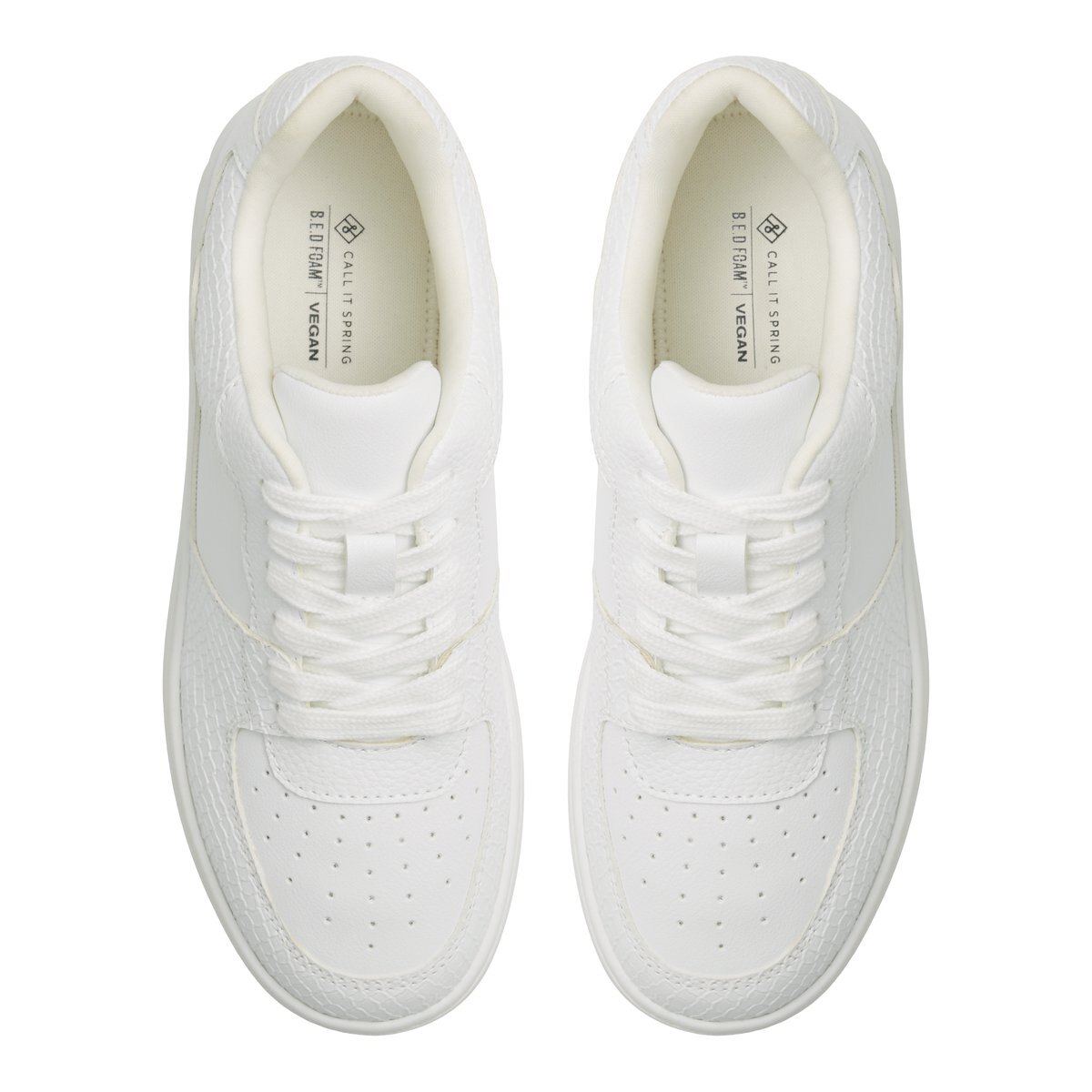 Fresh White Women's Lace Up Sneakers | Call It Spring Canada