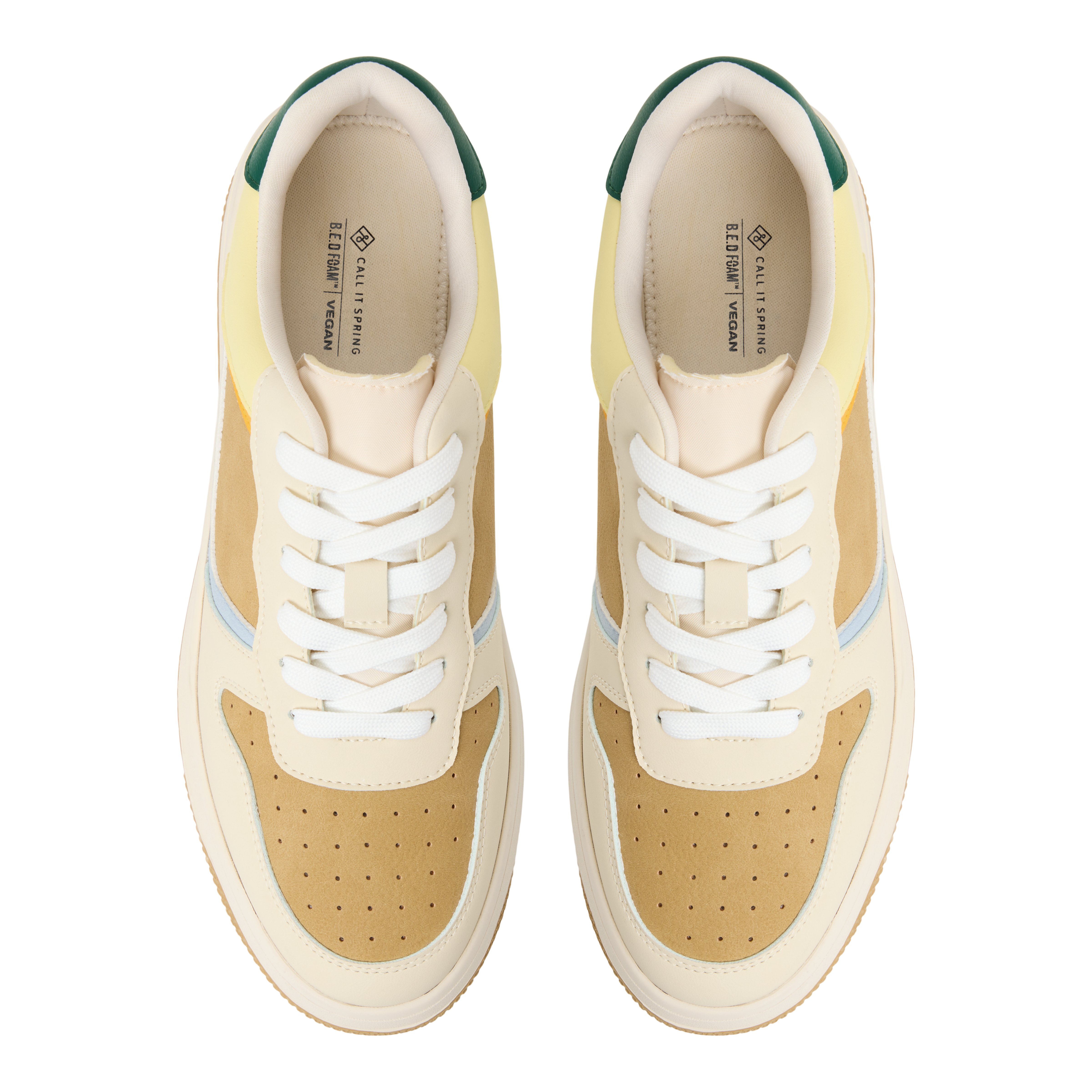 Freshh_h Pastel Multi Men's Low Top Sneakers