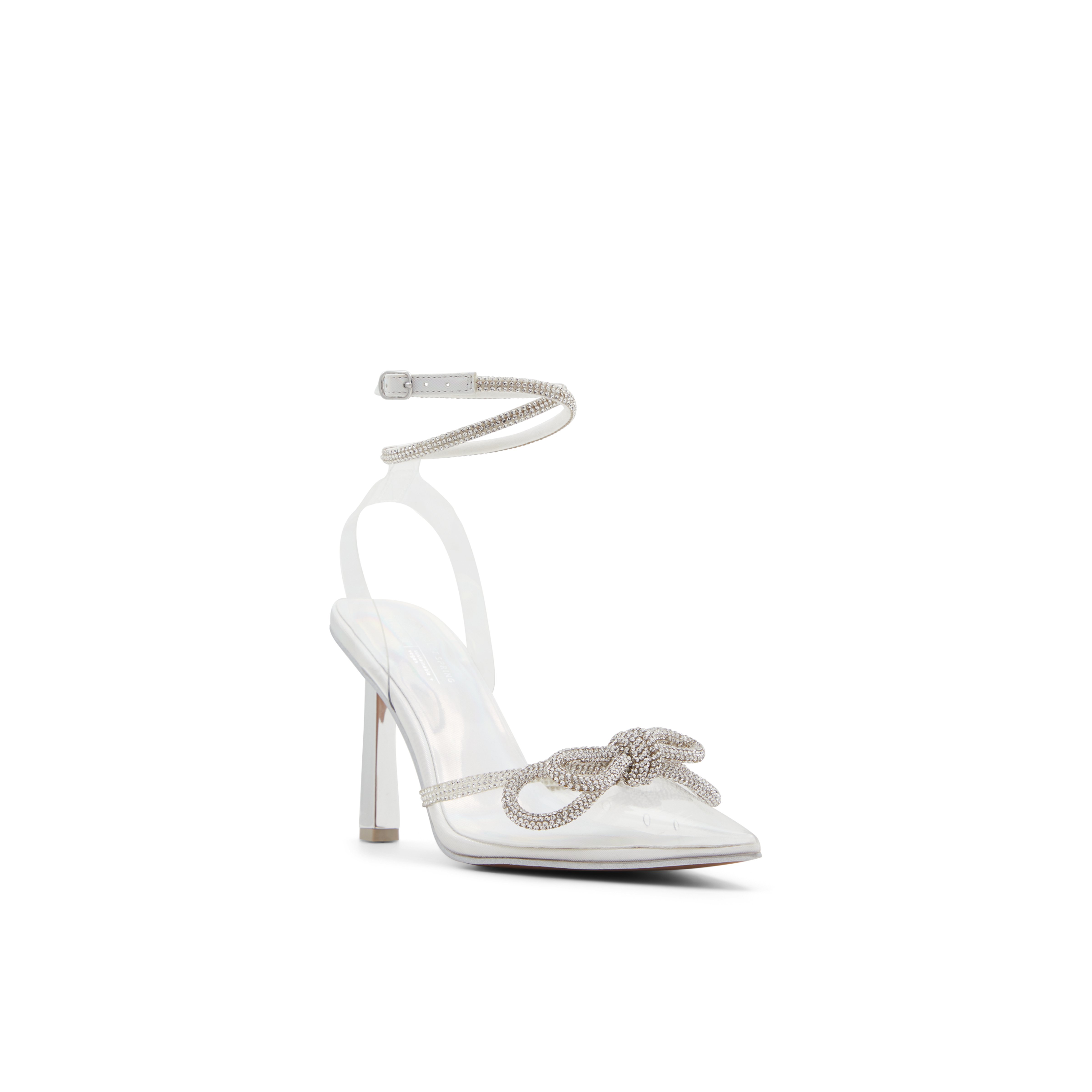 Galaa Silver Women's Lace up heels