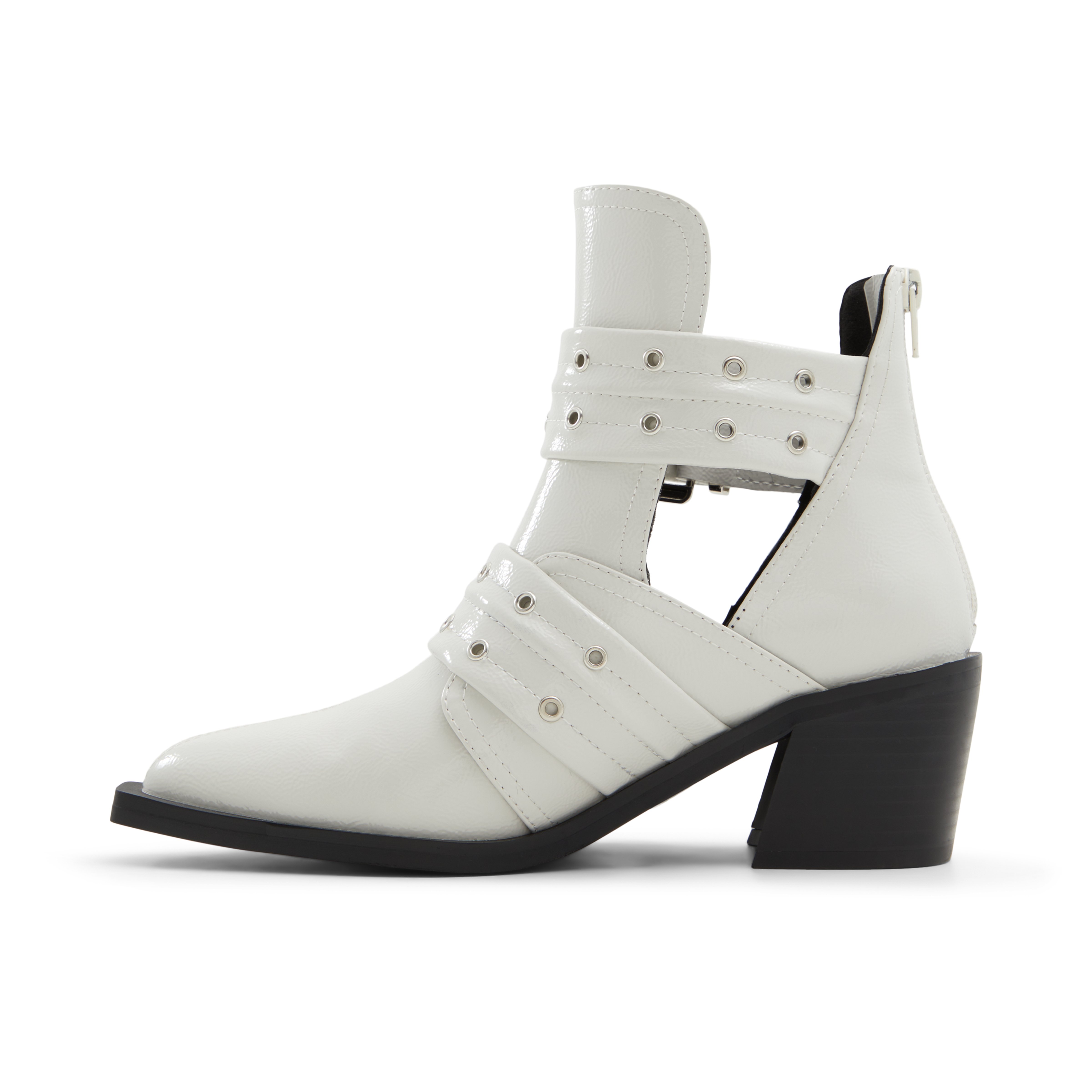 Gaven White Women's Ankle Boots