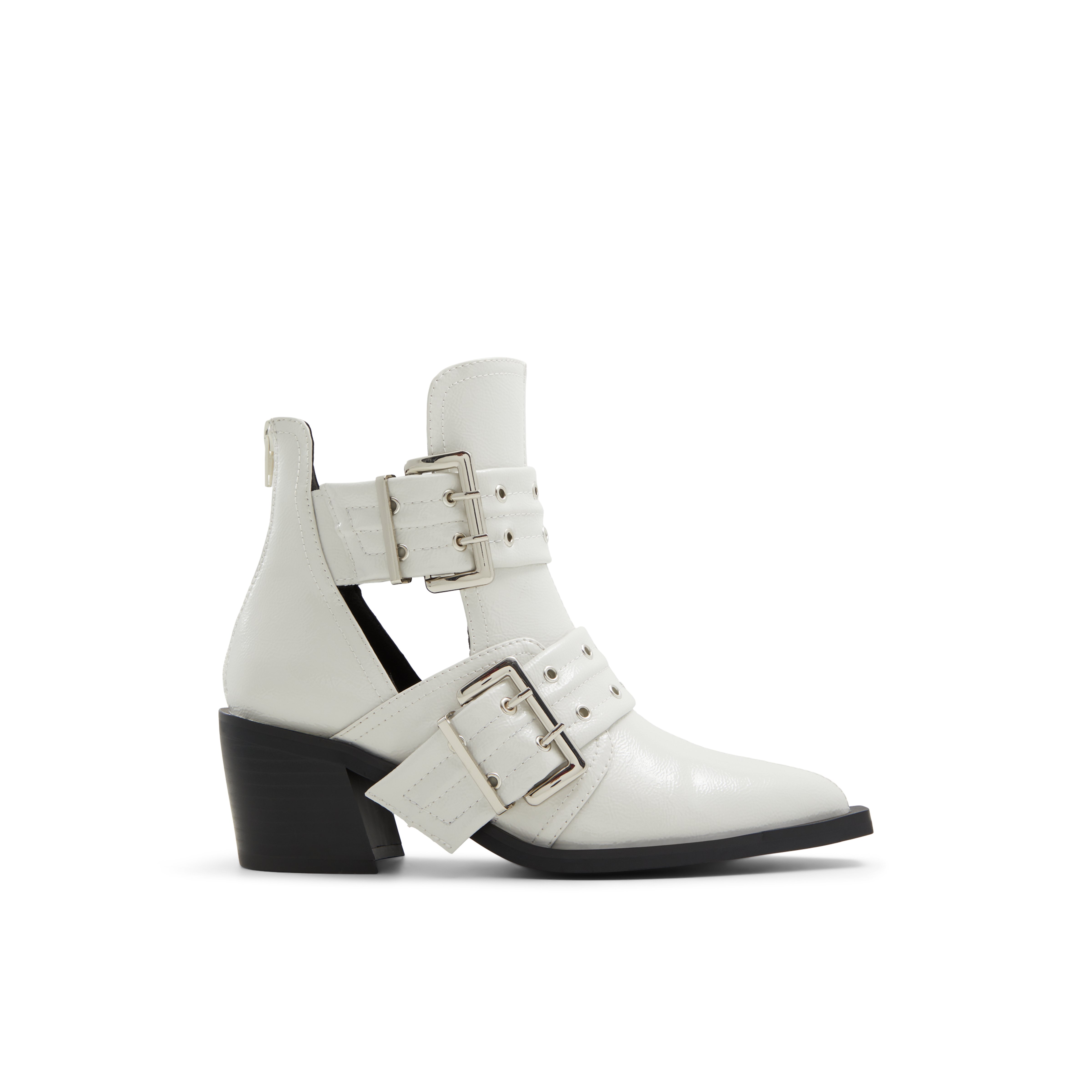 Gaven White Women's Ankle Boots