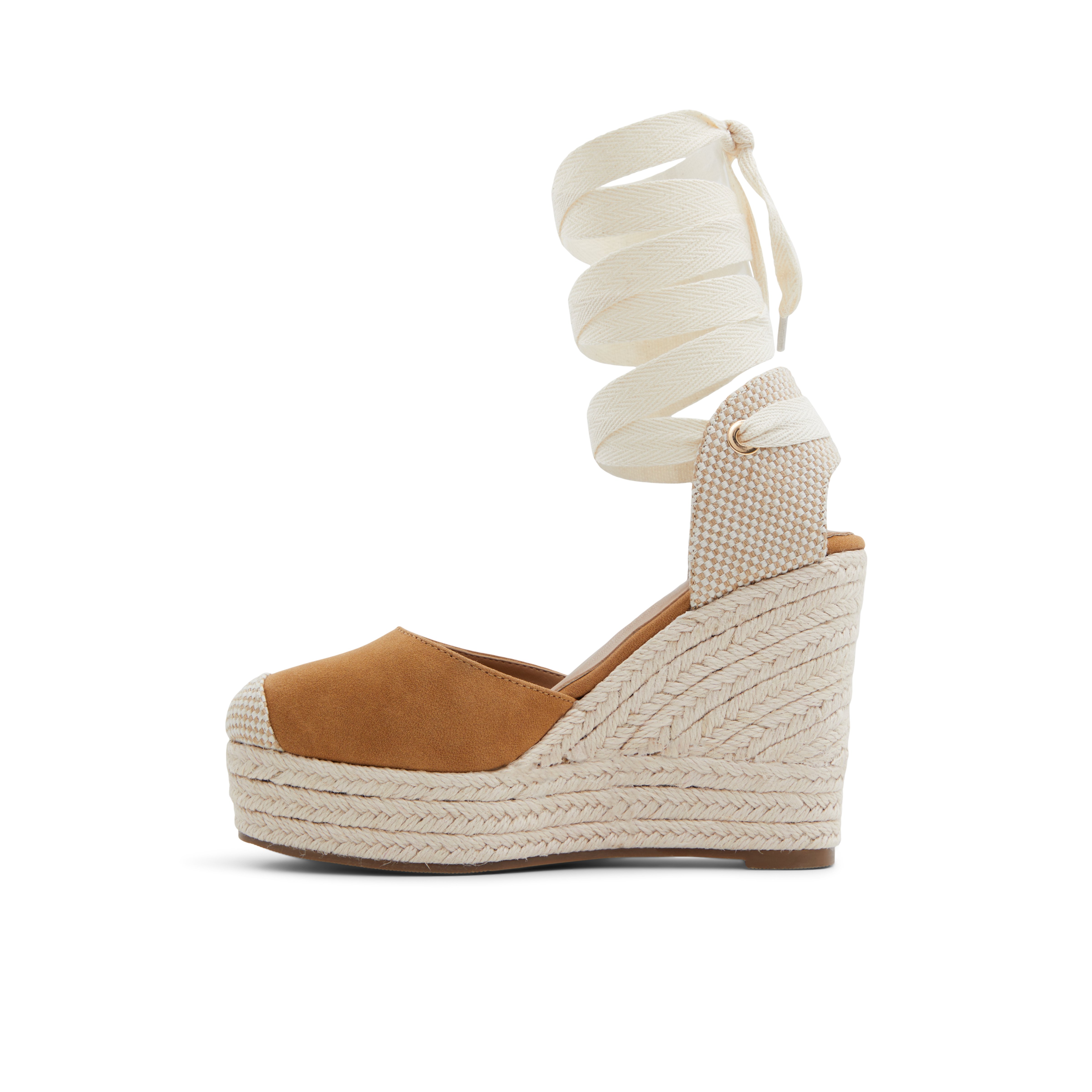 Goldiie Cognac Women's Wedges