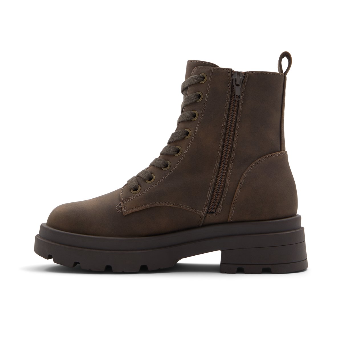 Brown lace boots clearance womens