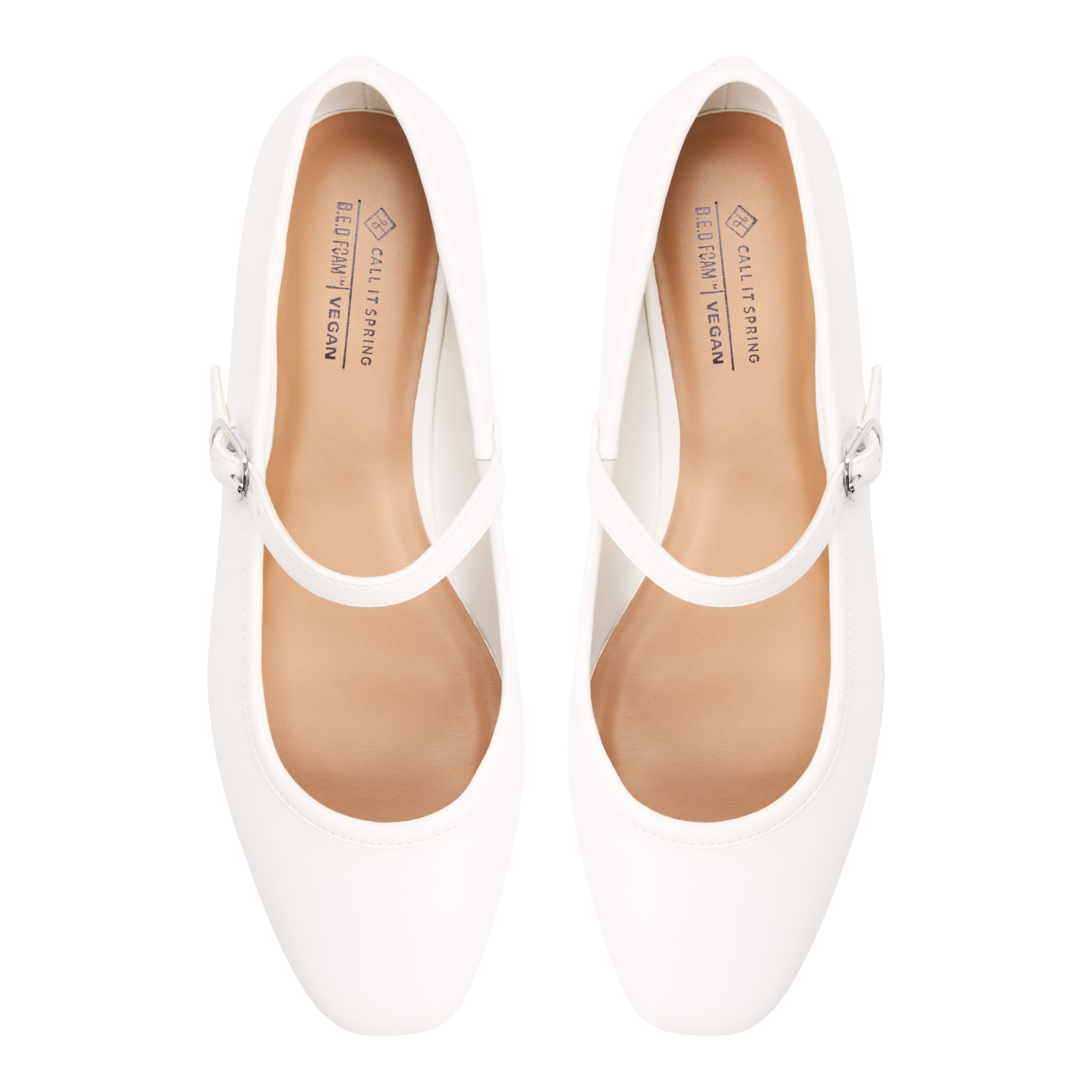 Janeyy White Women's Ballerinas