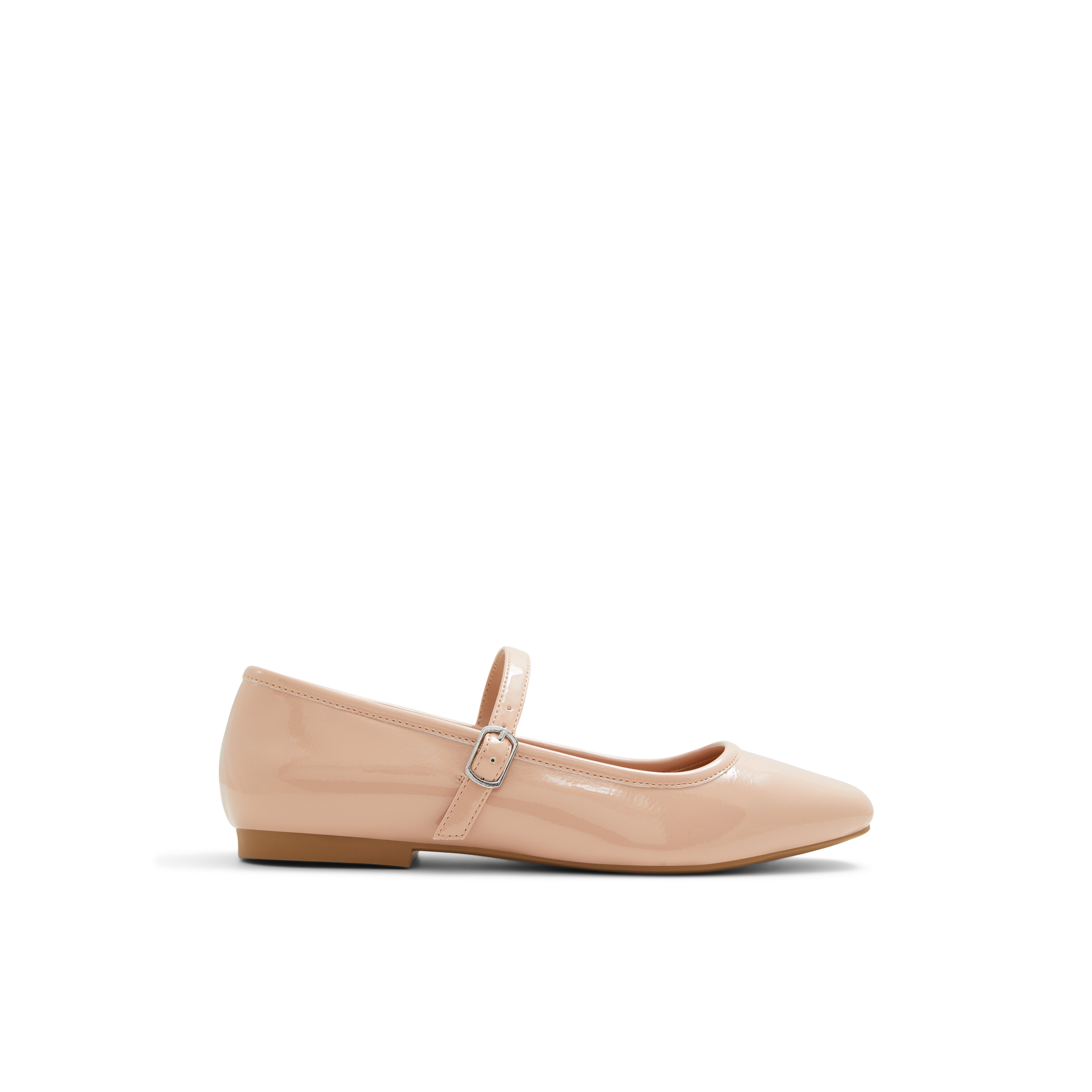 Janeyy Other Beige Synthetic Patent Women's Ballerinas