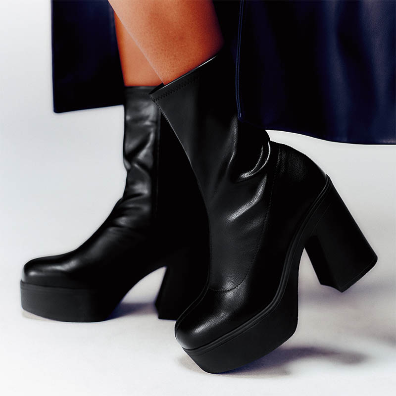 Jenifer Black Women's Mid-calf Boots | Call It Spring Canada