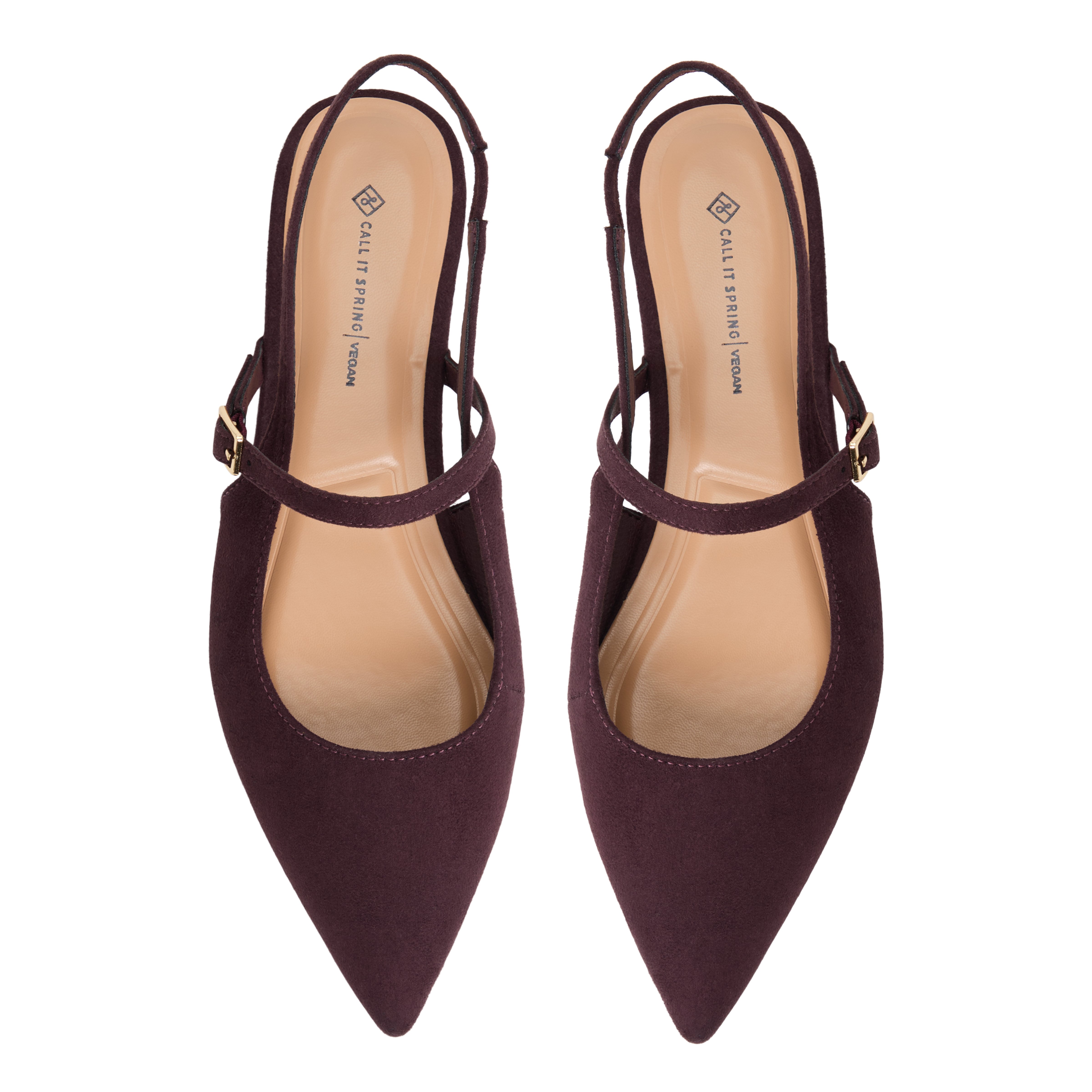Jordynne Violet Foncé Femmes Ballerines | Boutique Spring Canada