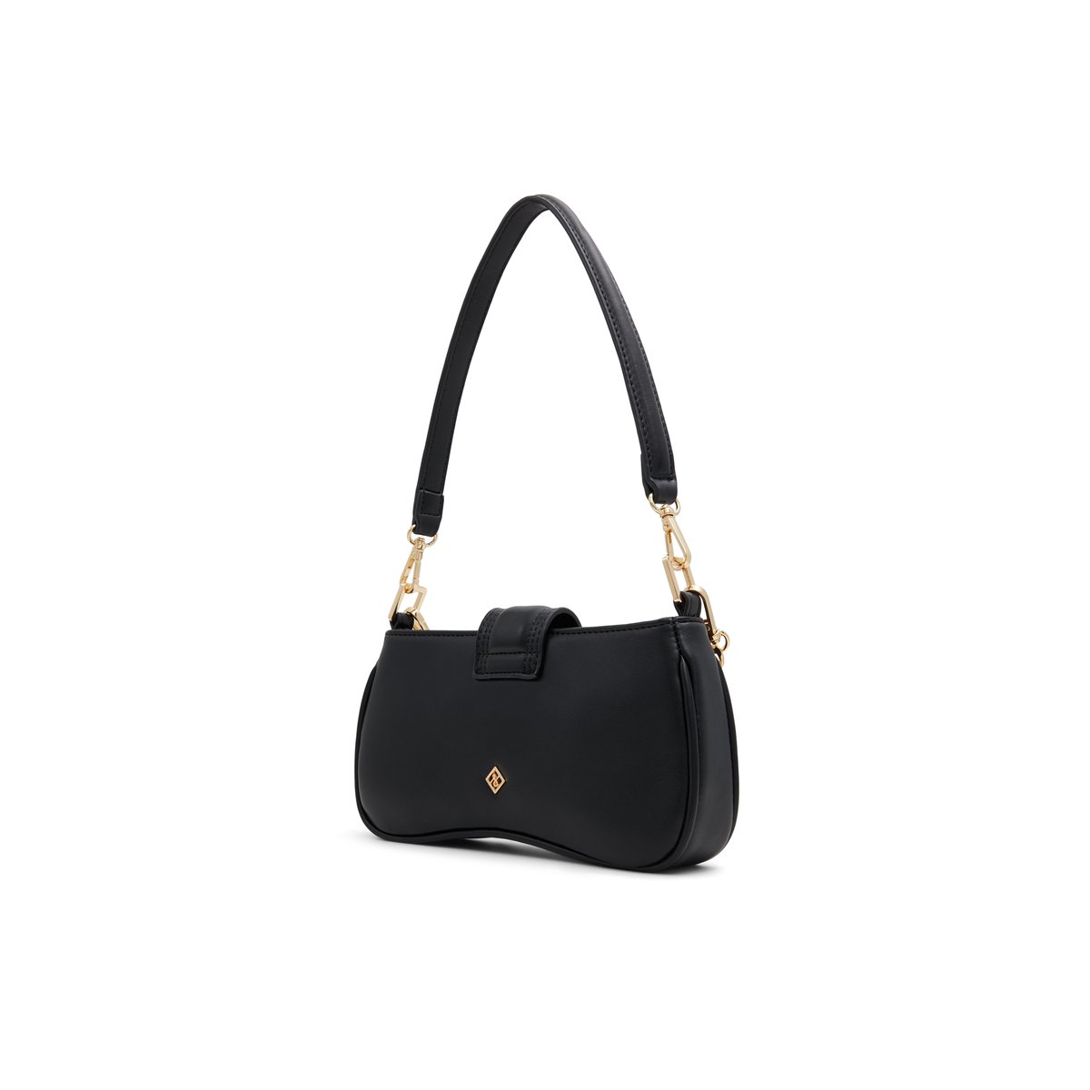 Black mini shoulder bag best sale