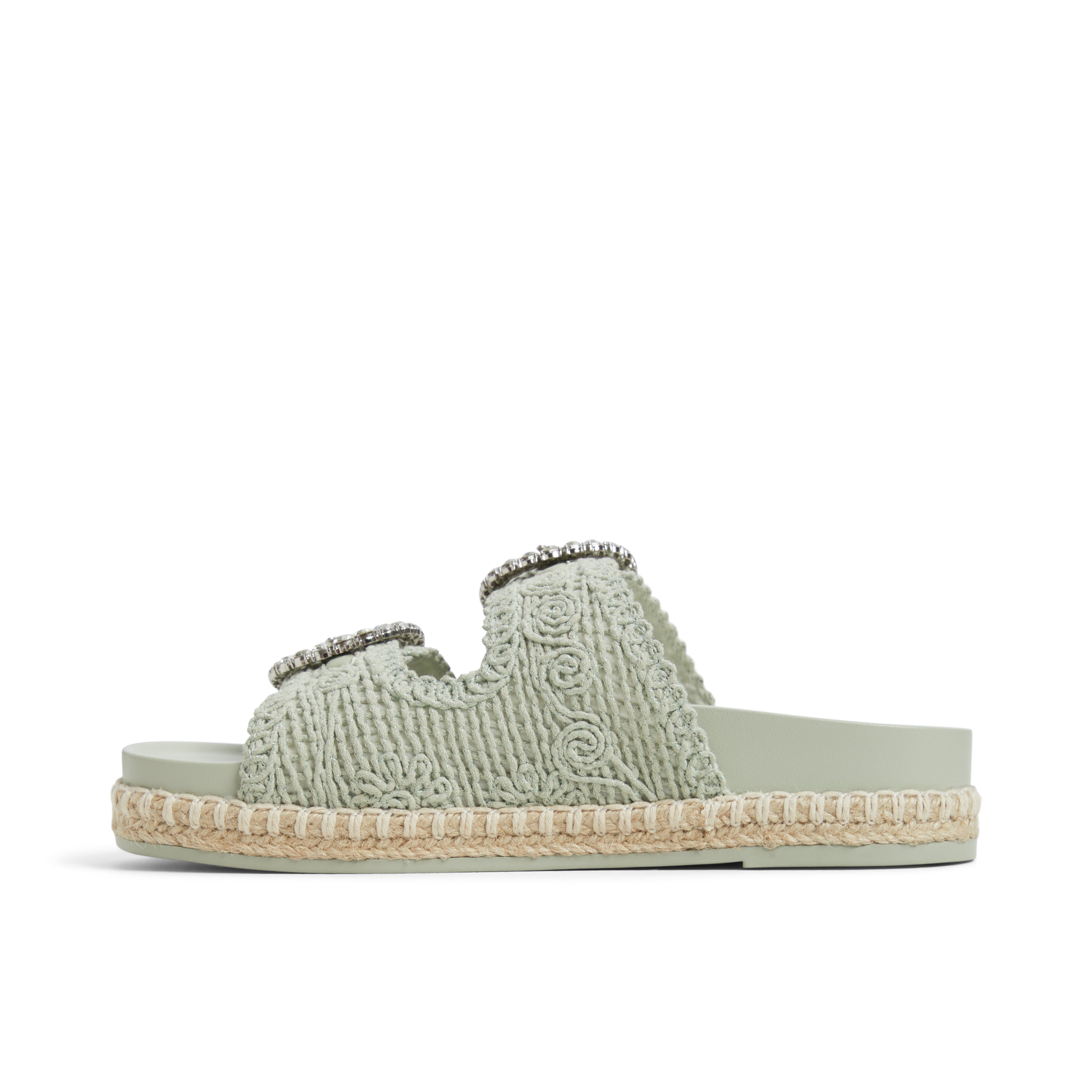 Juune Light Green Women's Raffia