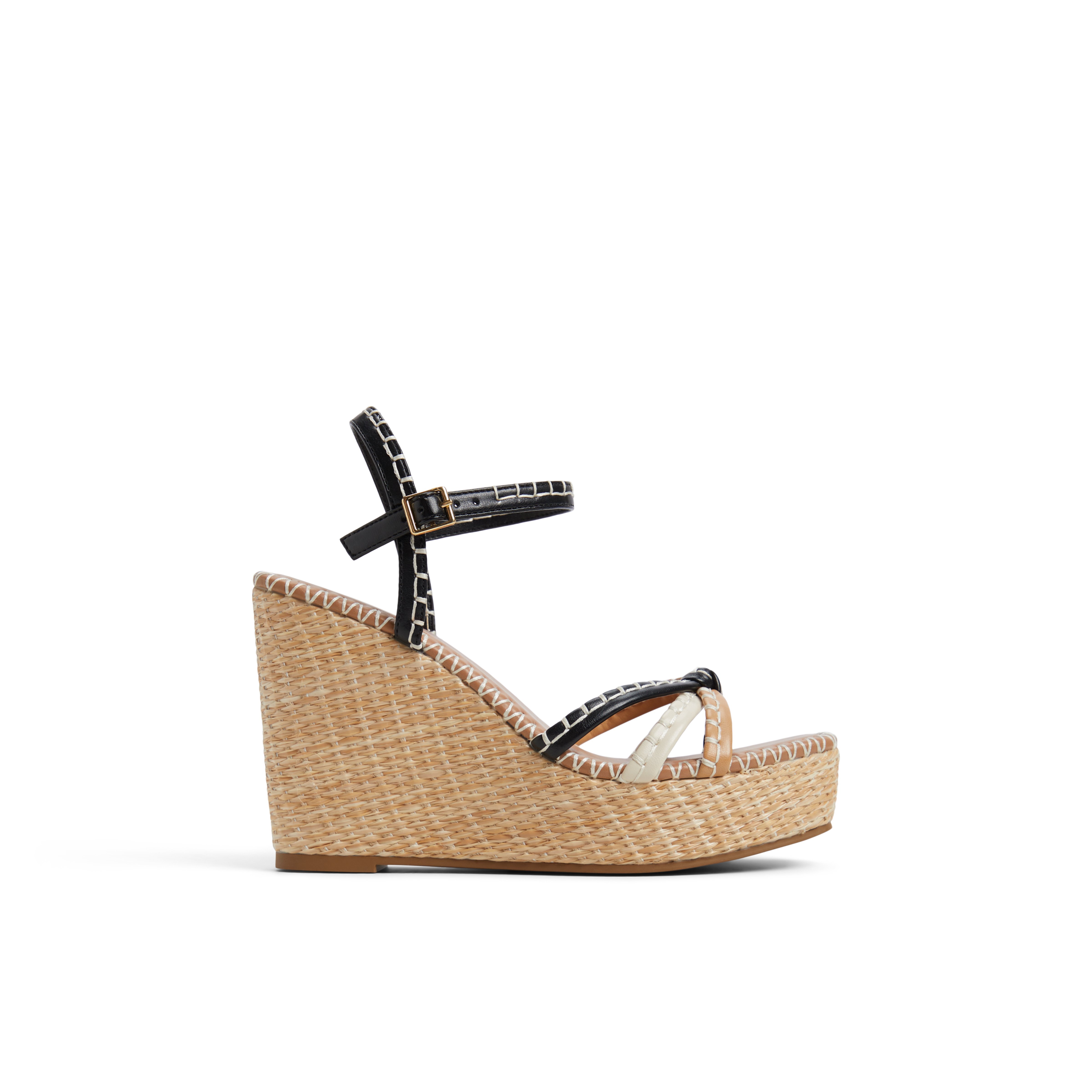 Kaelyn Noir Multi Femmes Talons compensés | Boutique Spring Canada