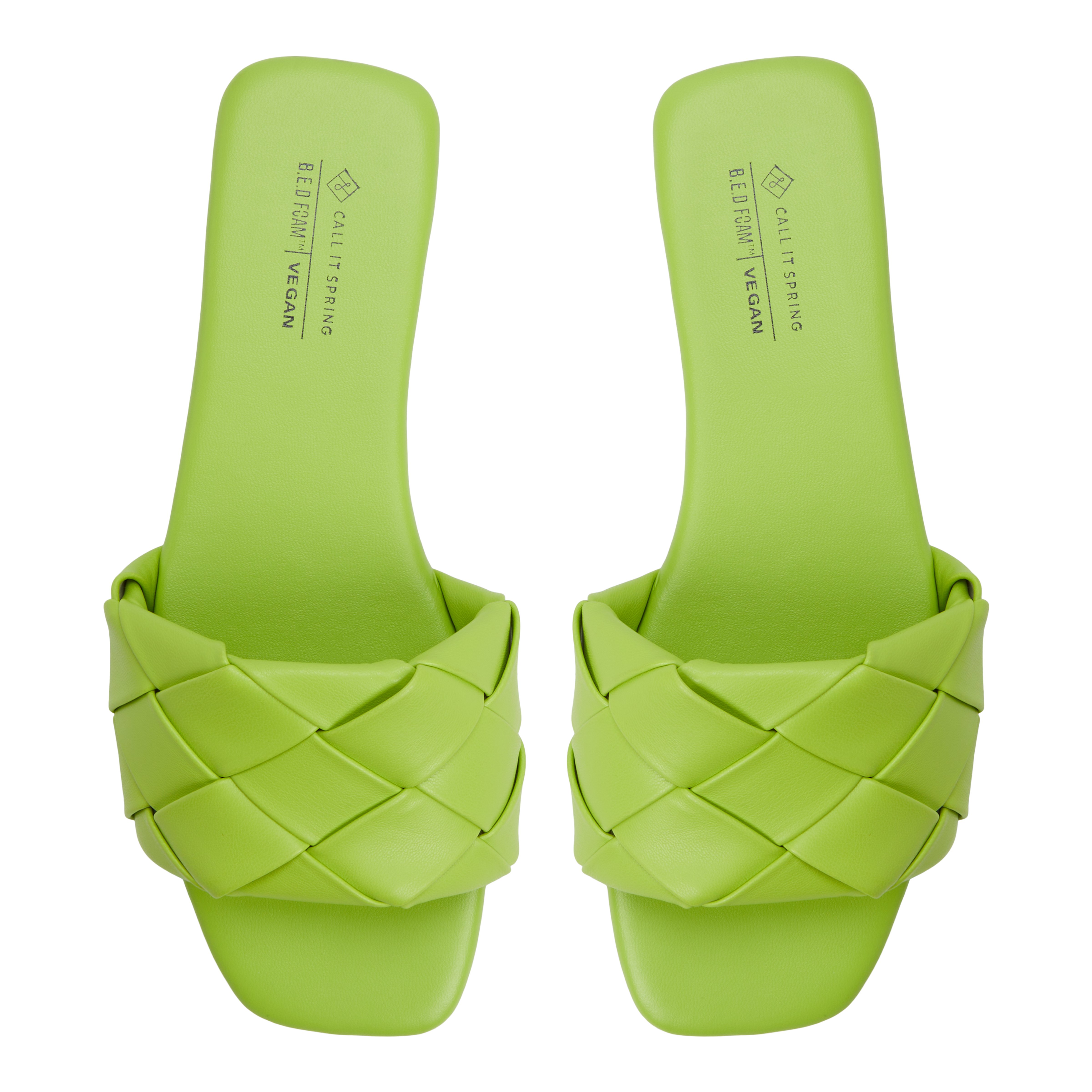 Kalia Light Green Women's Slides