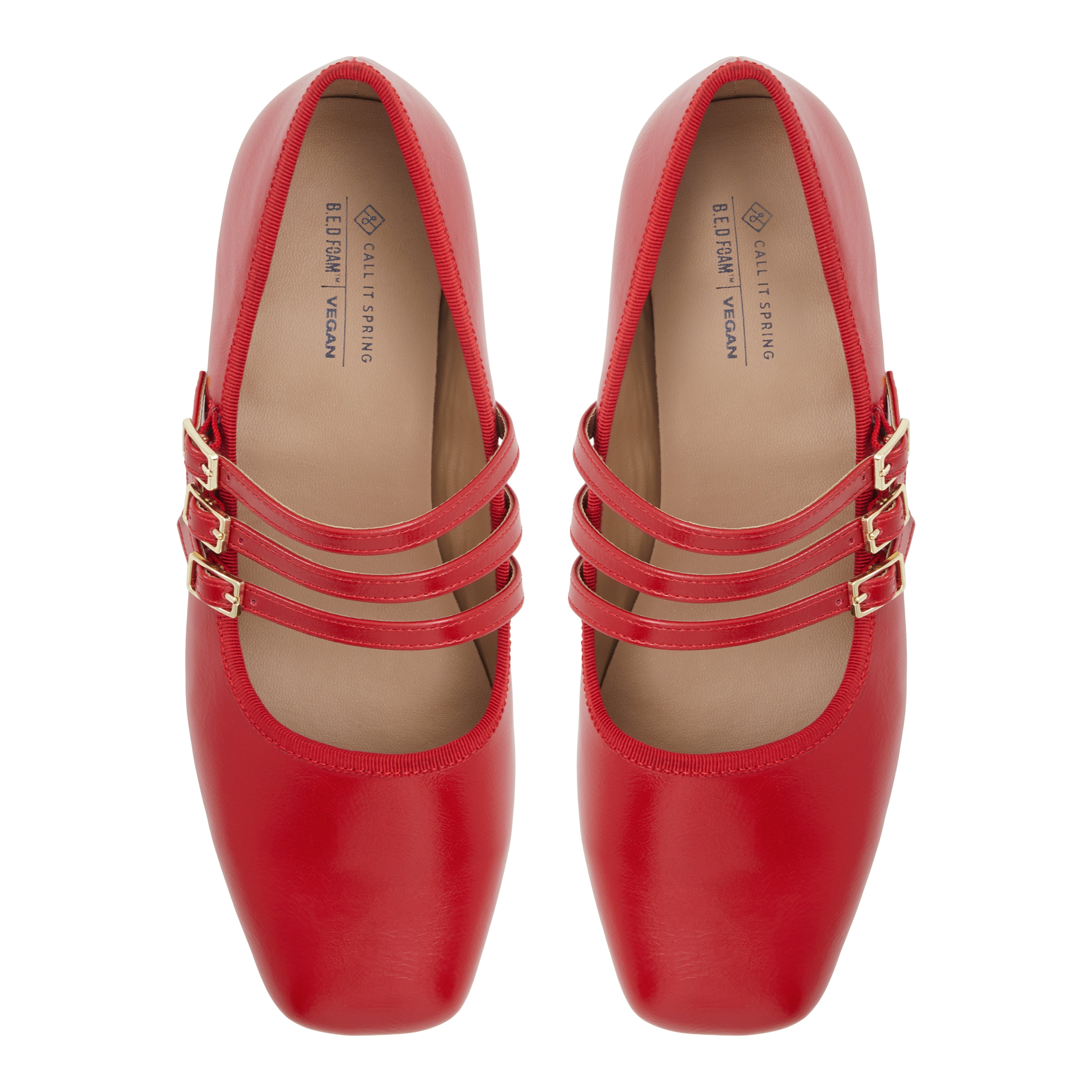 Kamelie Red Women's Ballerinas