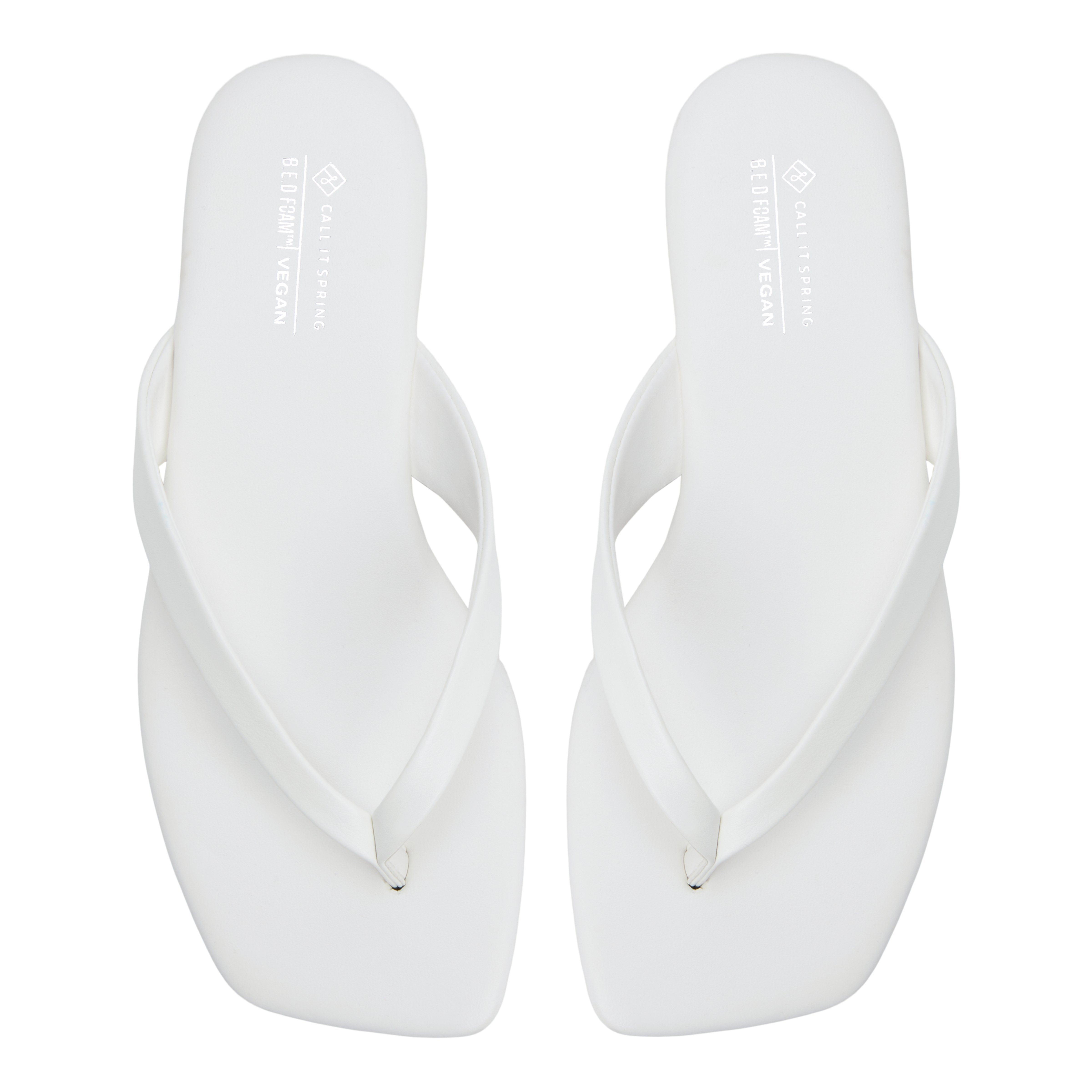 Kayce White Women's Flats