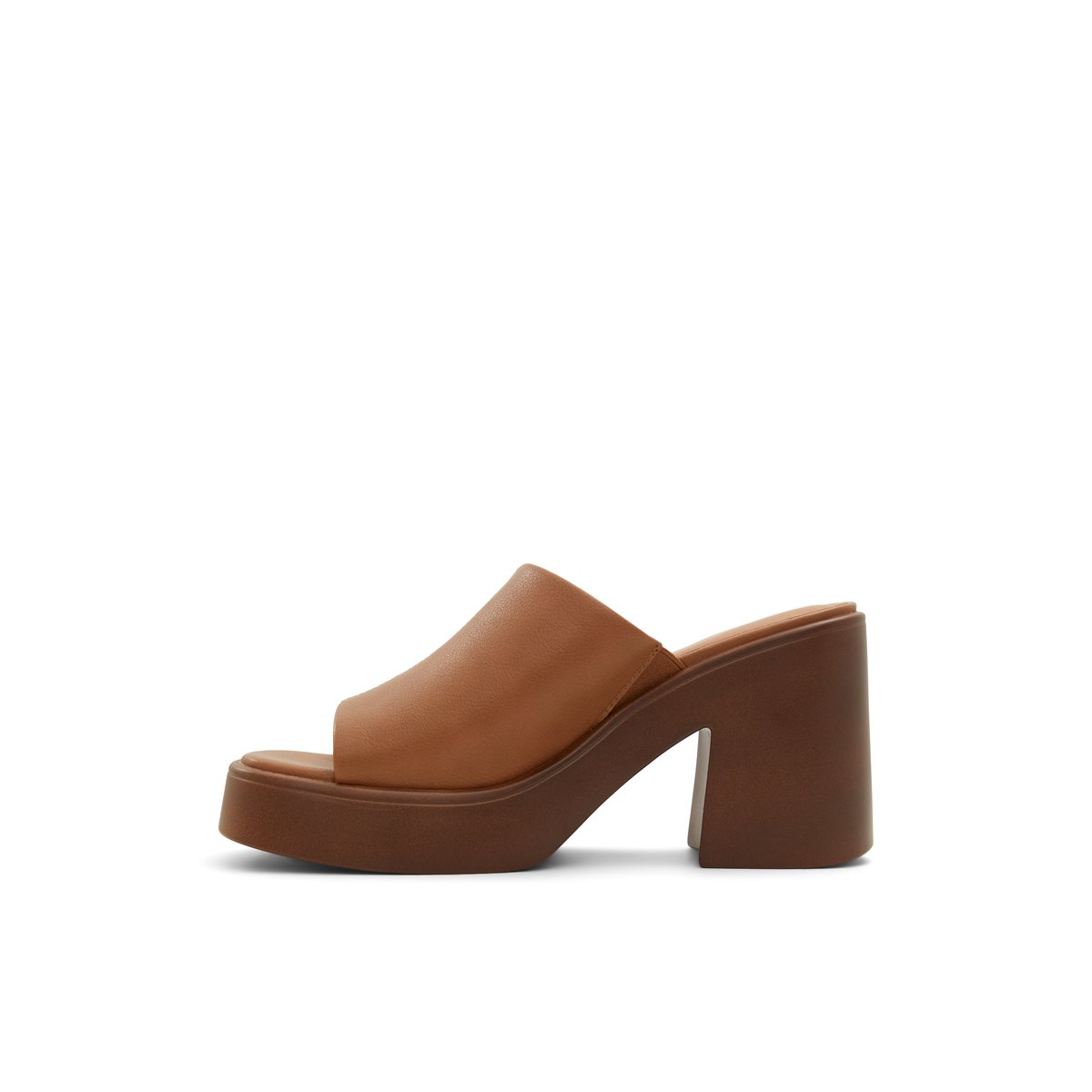 Brown platform heel sandals best sale