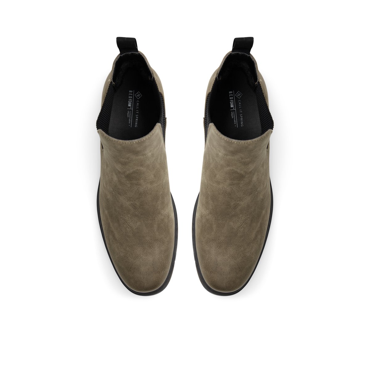 Khaki suede chelsea boots mens sales