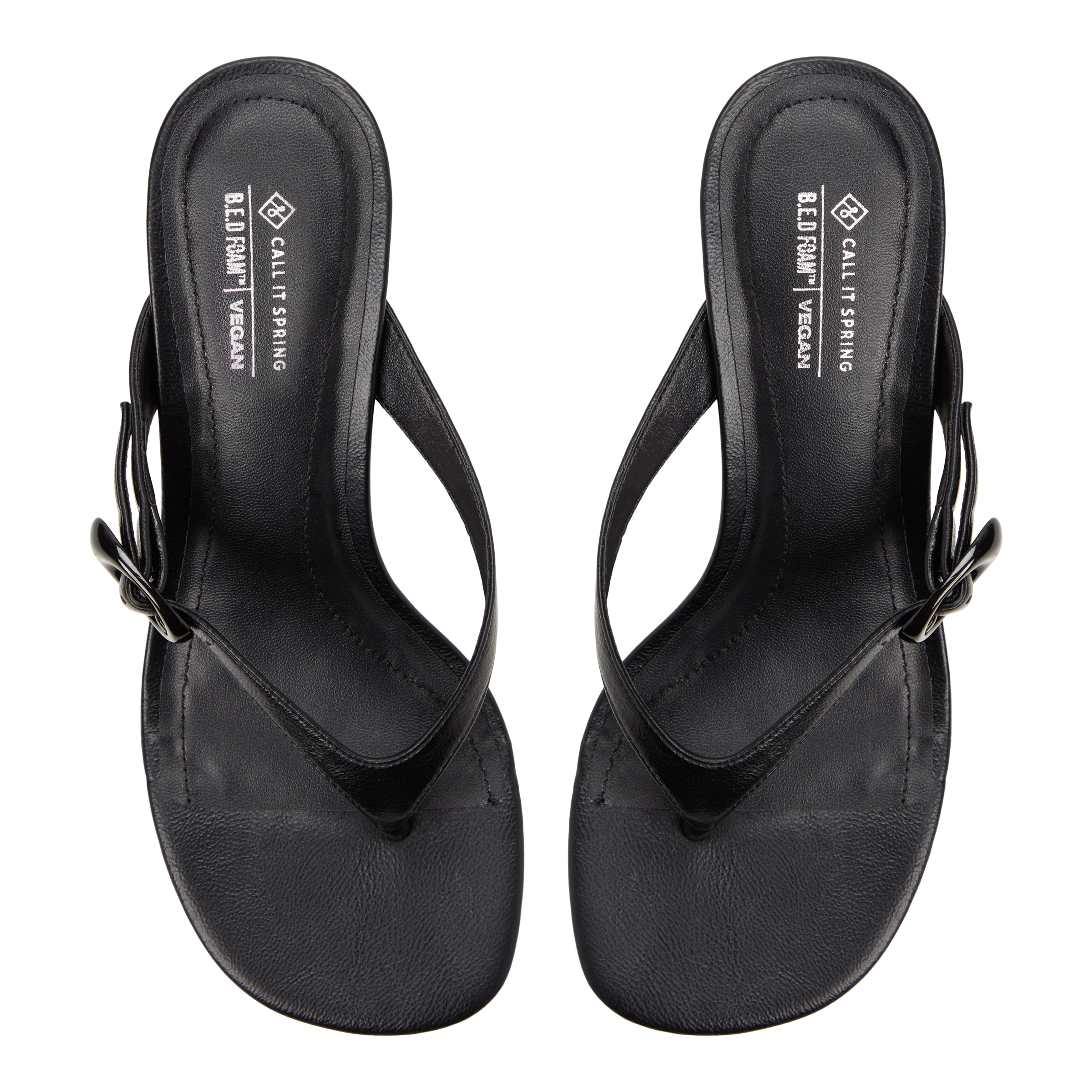 Lollaa Black Women's Low-mid Heels
