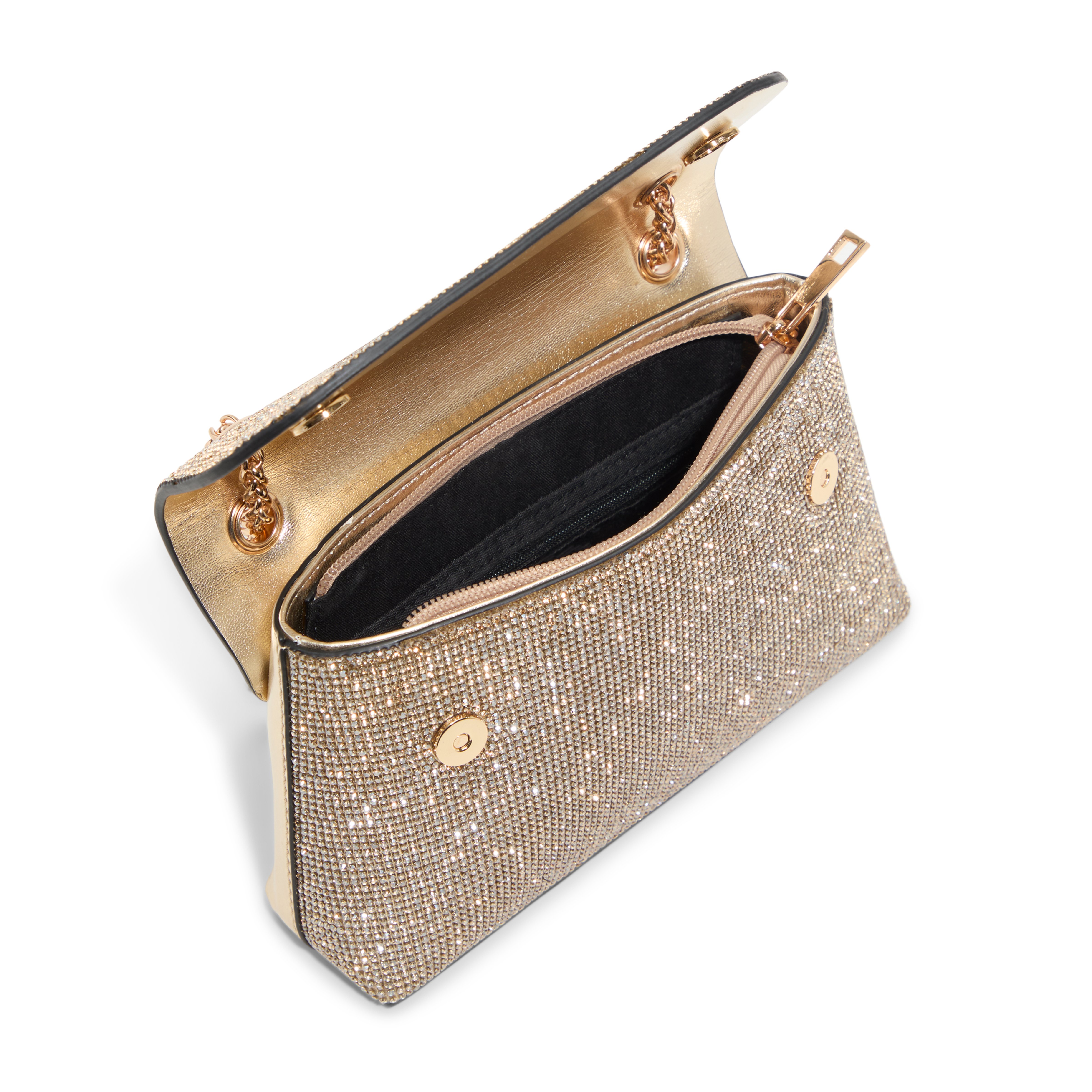 Lovelly Gold Women's Metallics Heels Bags
