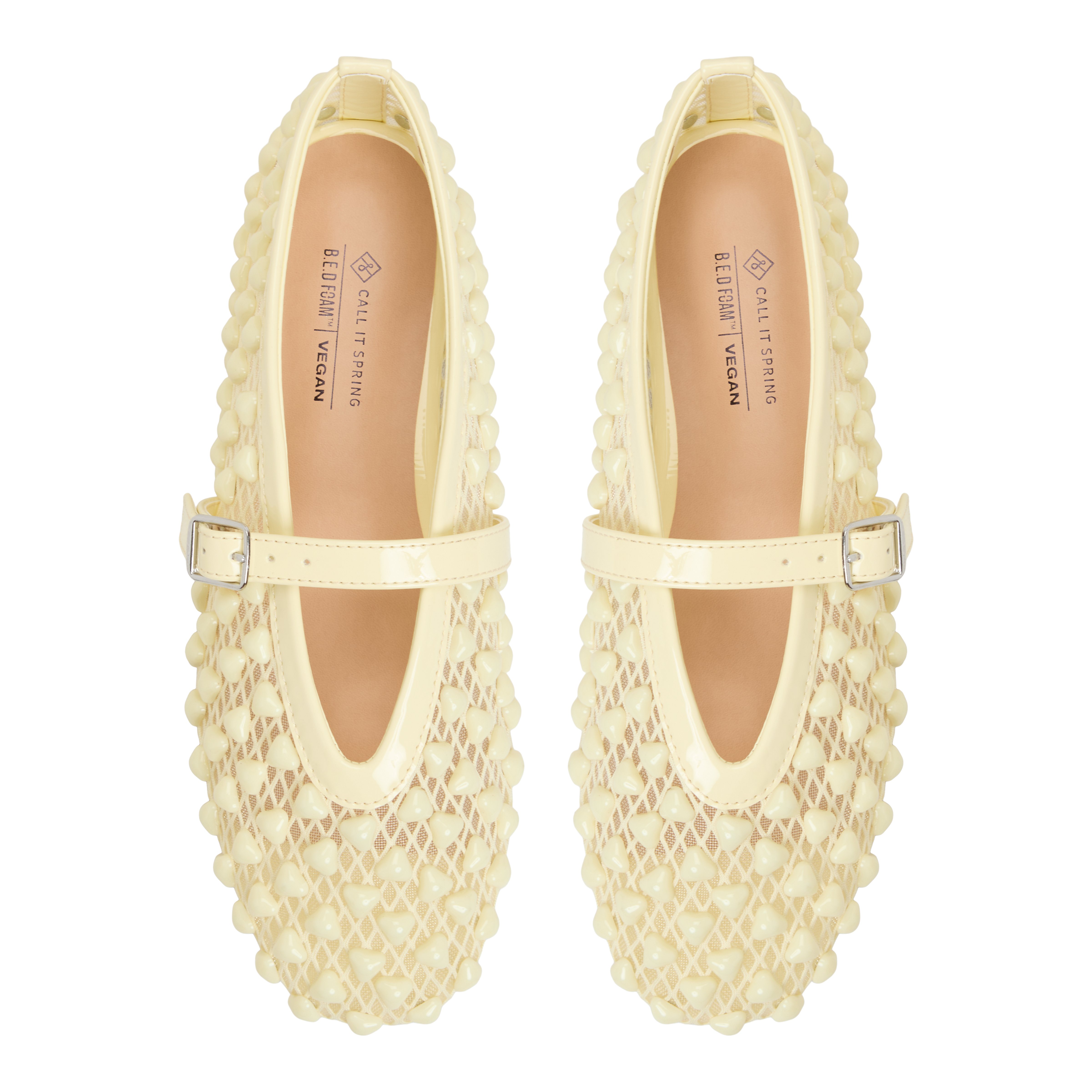 Maiya Light Yellow Women's Ballerinas