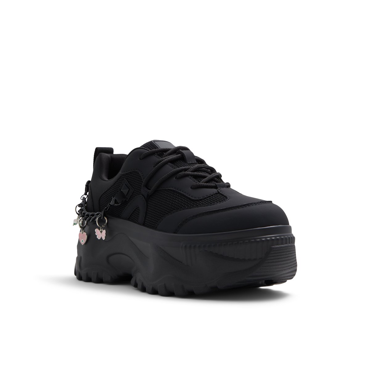 Black platform trainers womens new arrivals