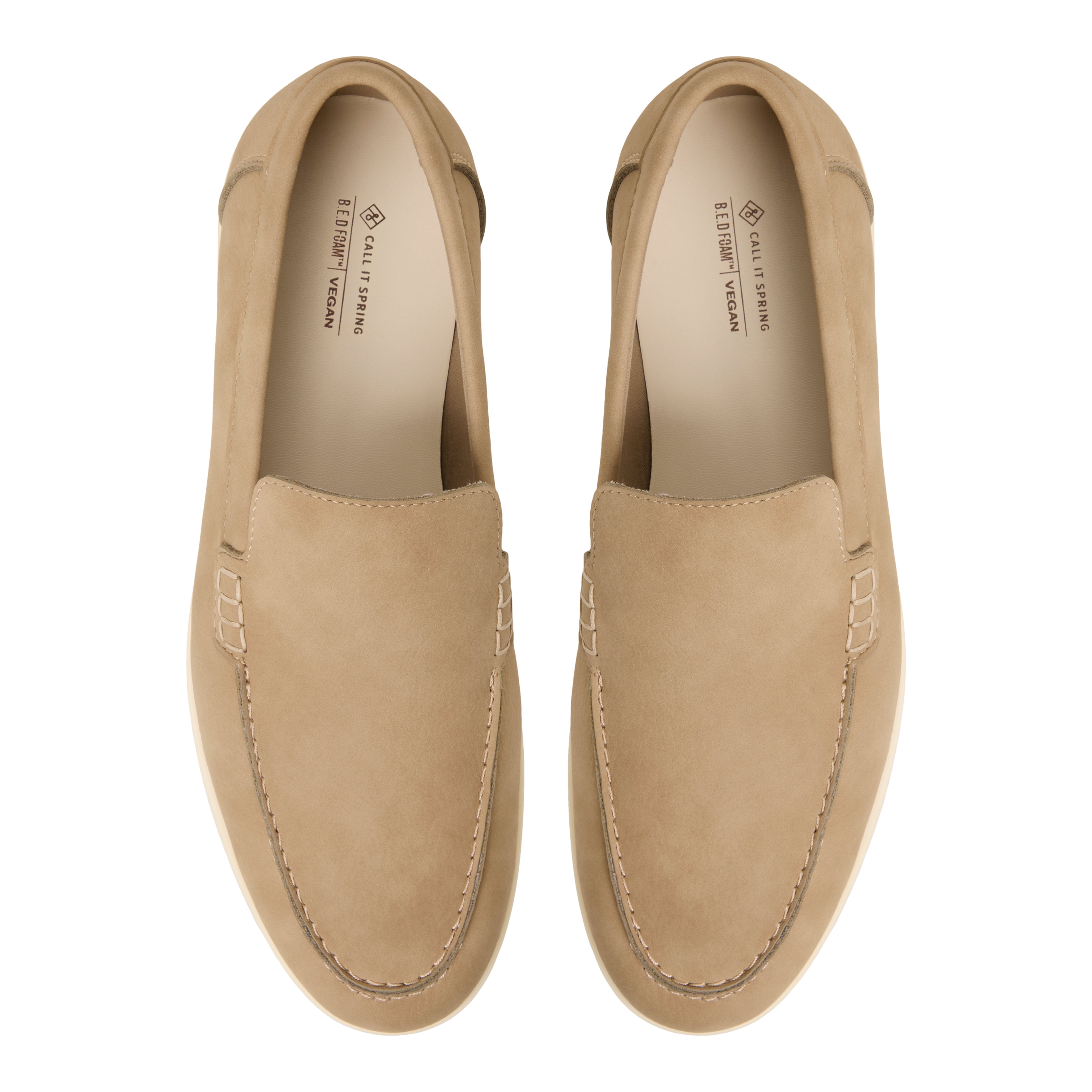 Maravista Taupe Men's Loafers