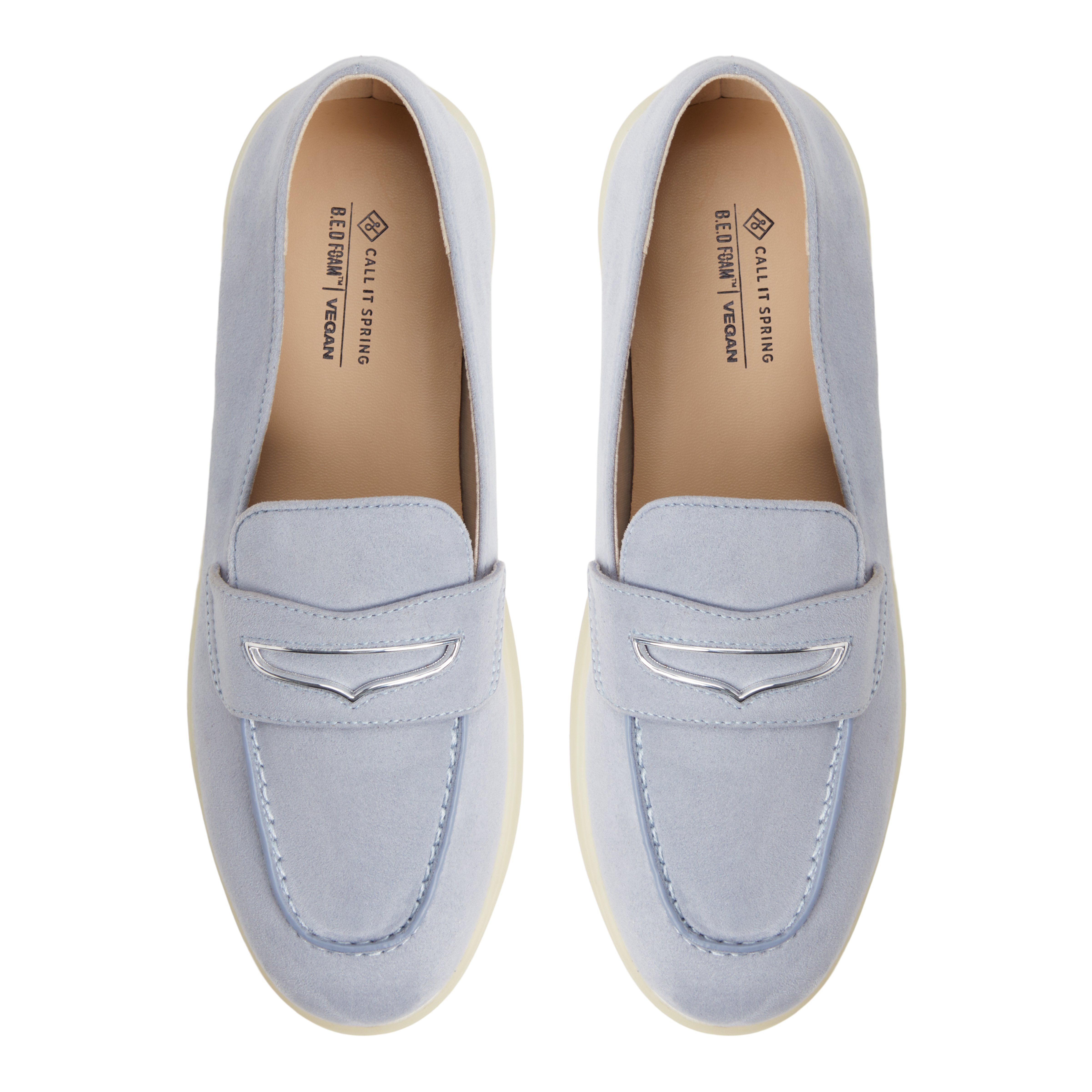 Maris Light Blue Women's Loafers