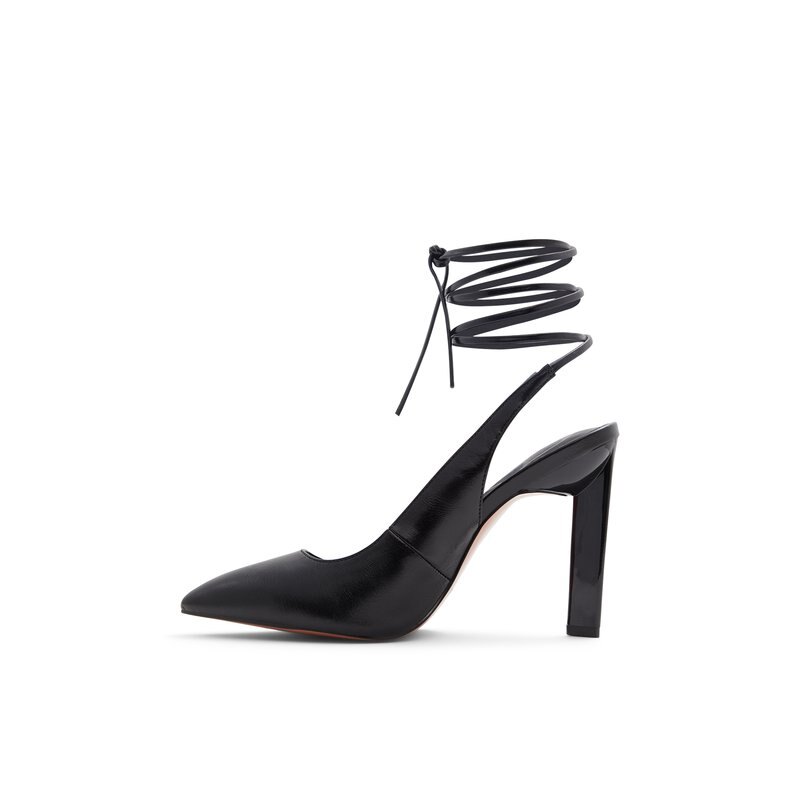 Maysi Black Women's Lace Up Heels | Call It Spring US