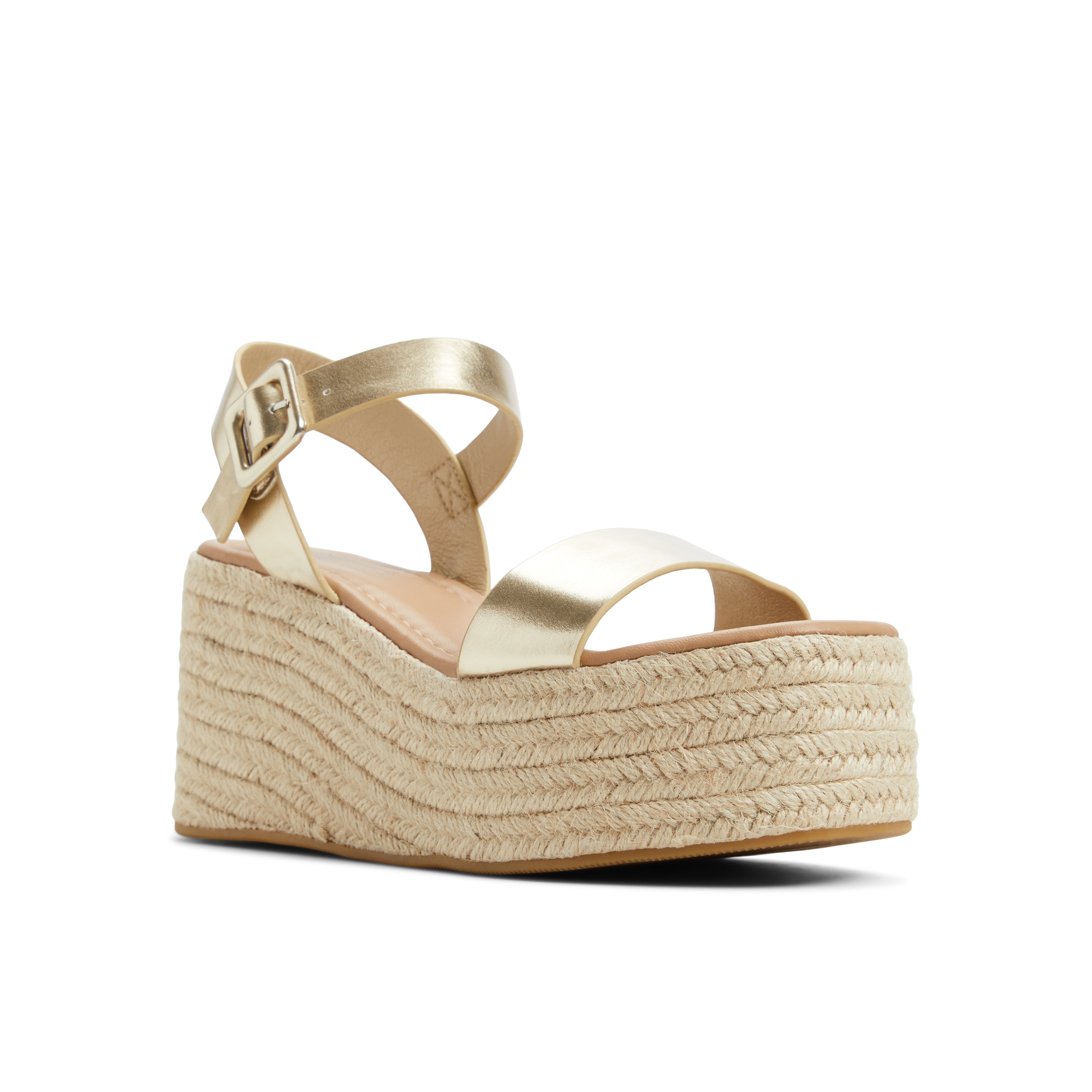 Memphis Or Femmes Talons compenses | Boutique Spring Canada