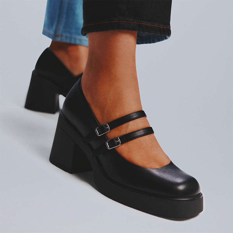 Monroe Black Women's Platform Heels | Call It Spring Canada