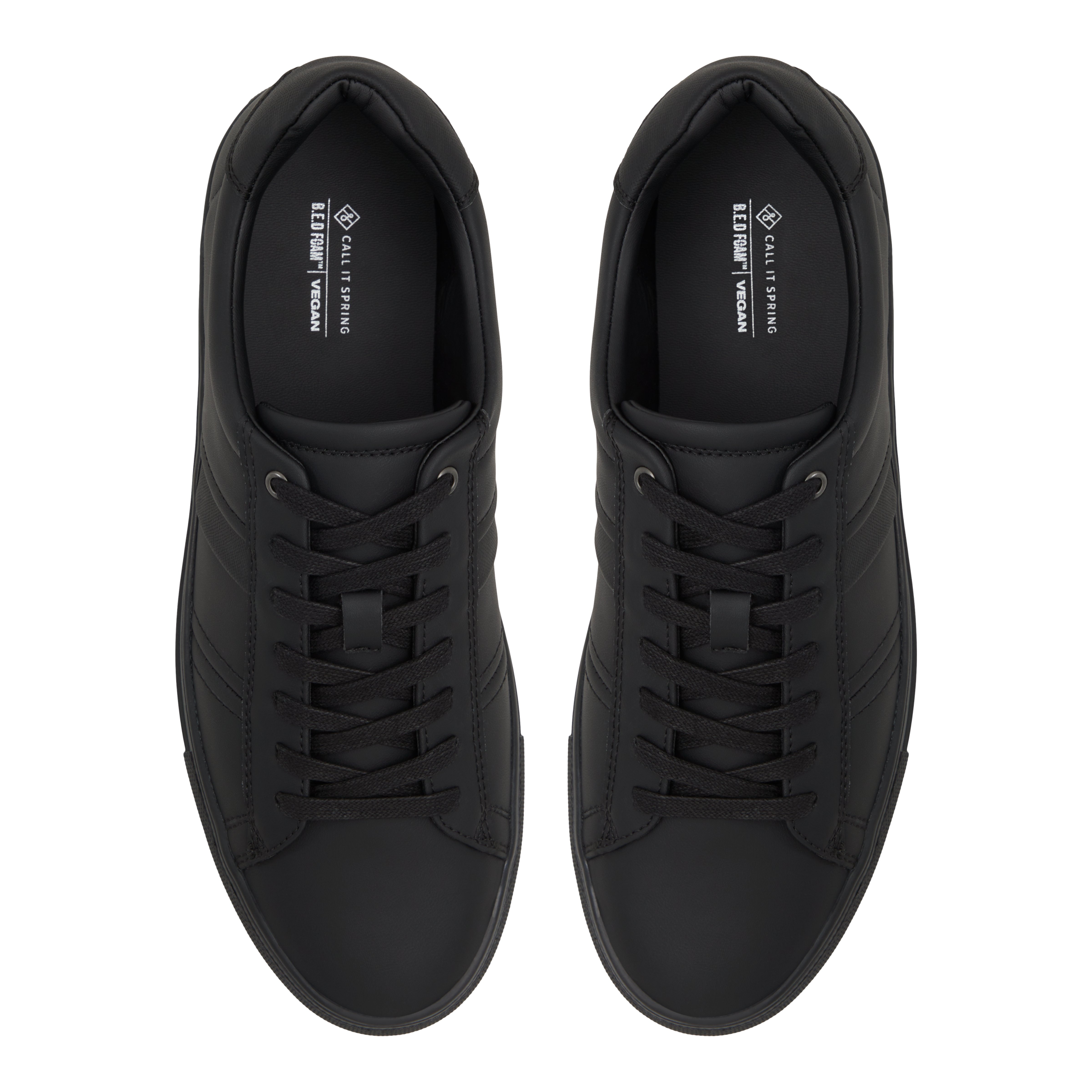 Munroe Black Men's Retro Sneakers