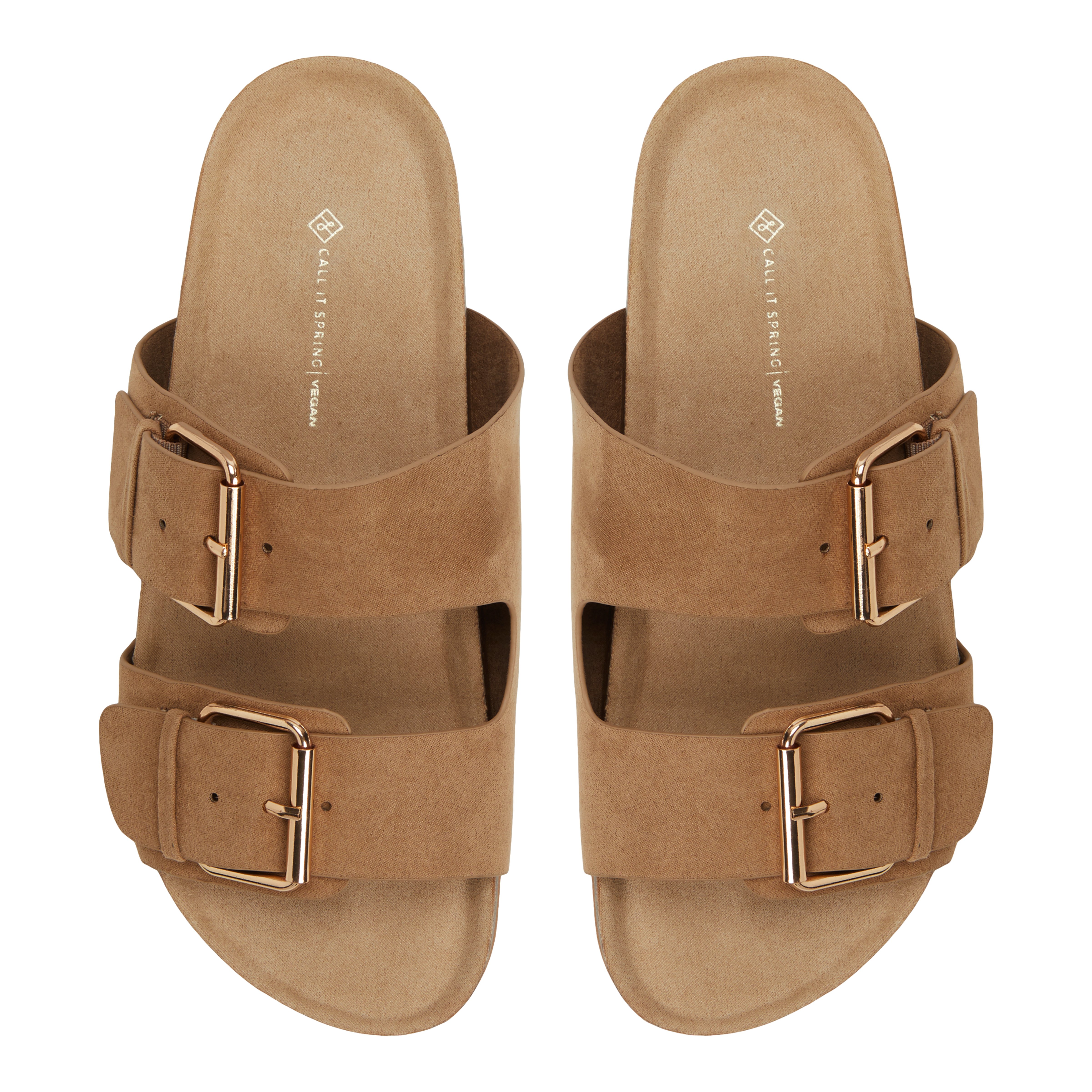 Nevaddaa Medium Beige Women's Slides