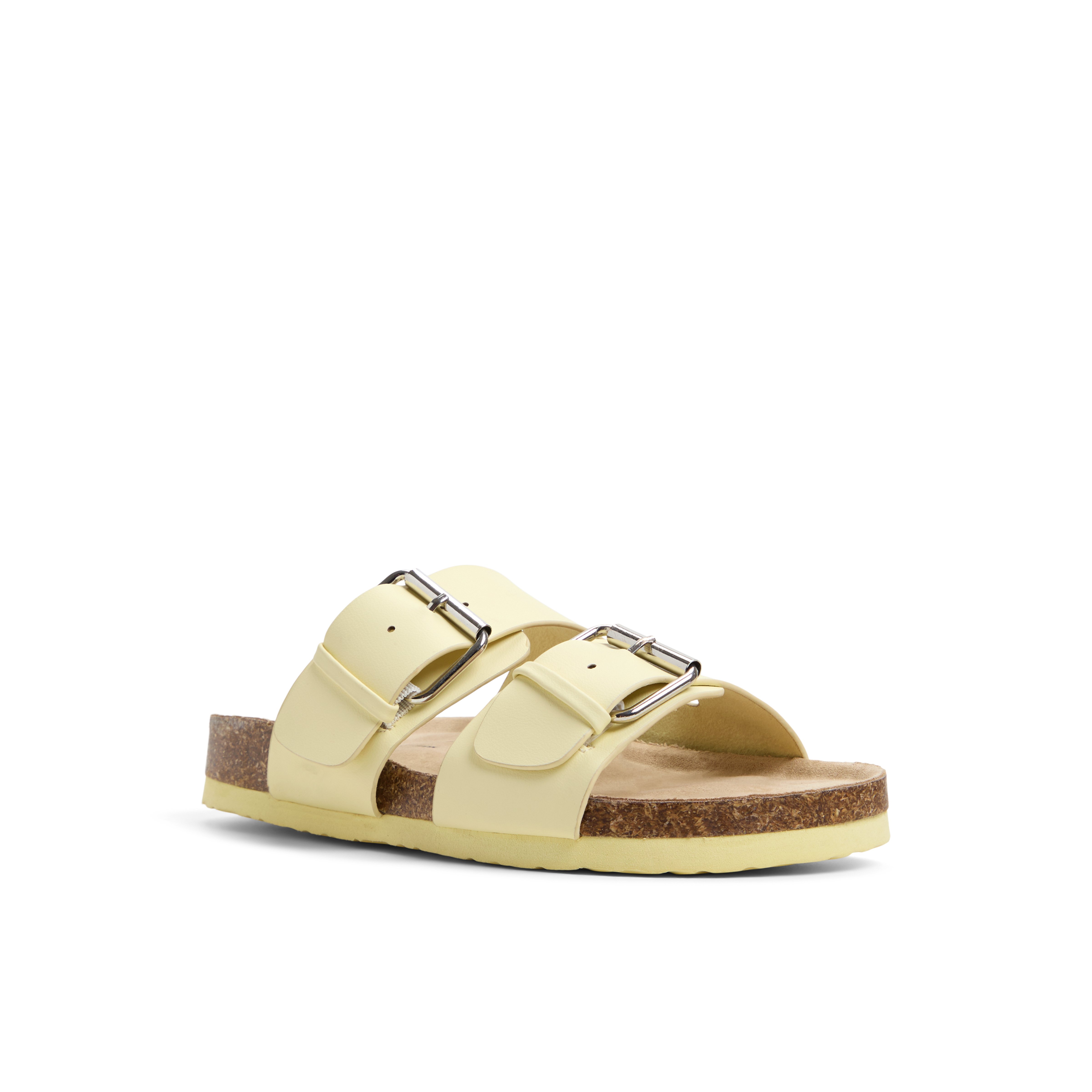 Nevaddaa Light Yellow Women's Slides