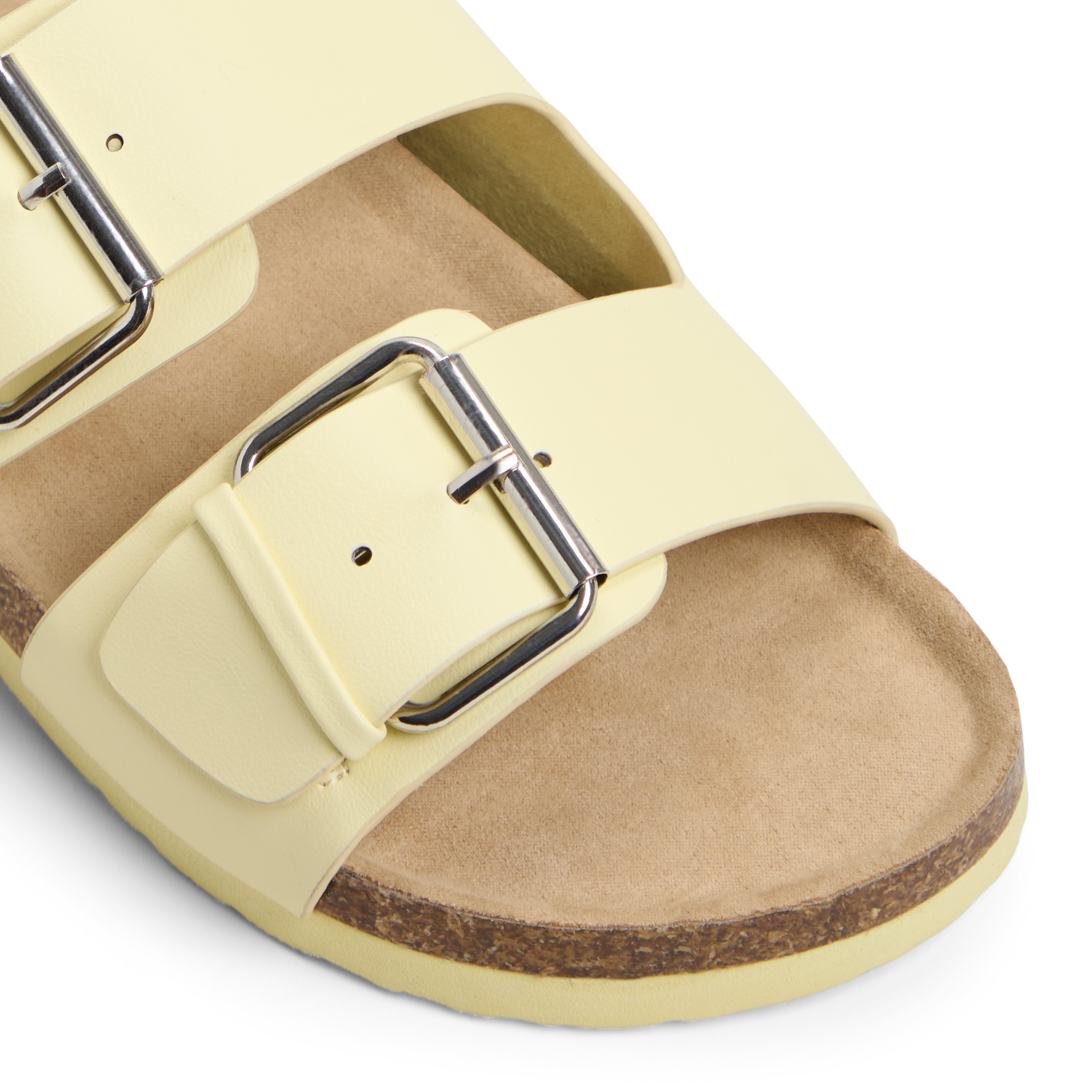 Nevaddaa Light Yellow Women's Slides