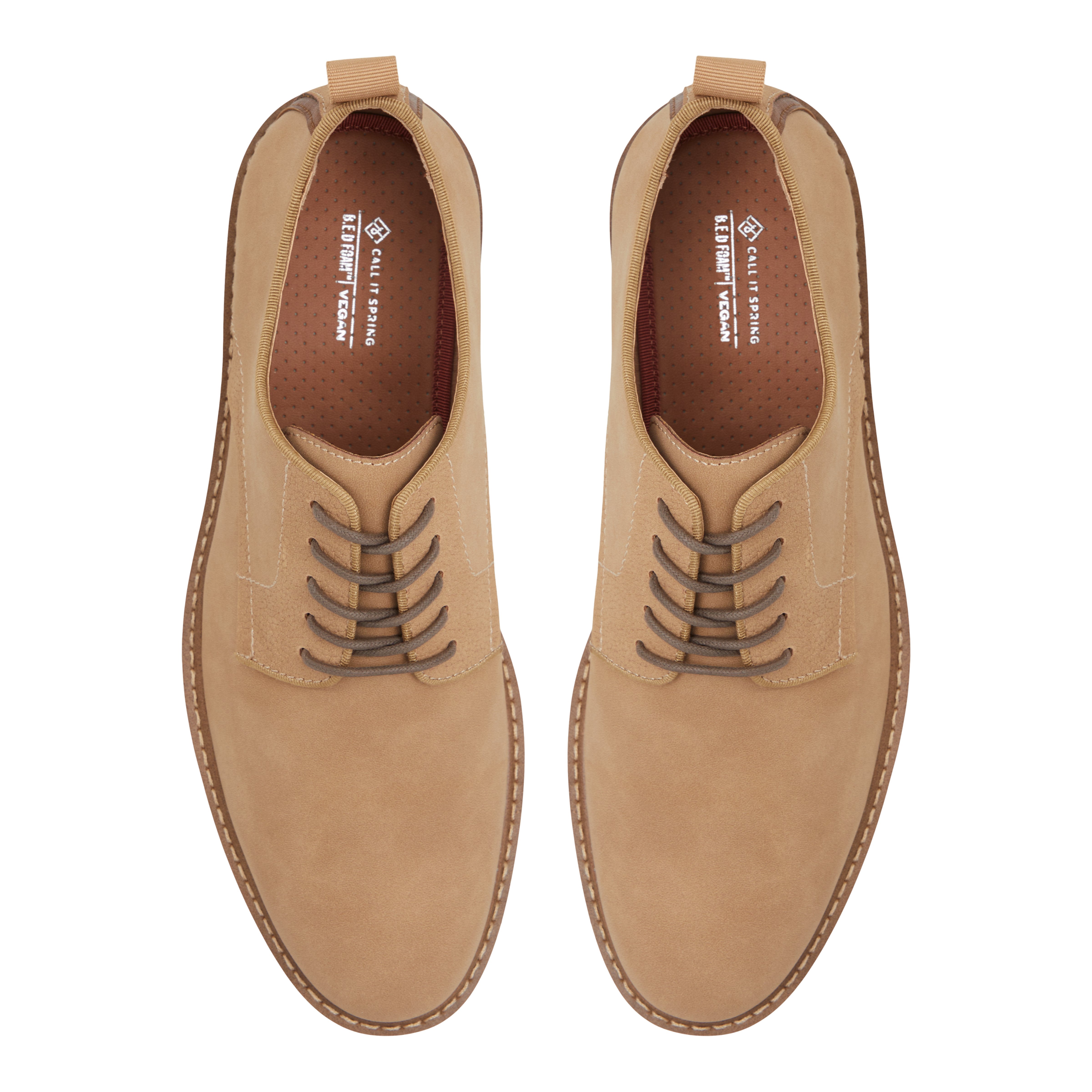 Newland Beige Men's Lace-ups