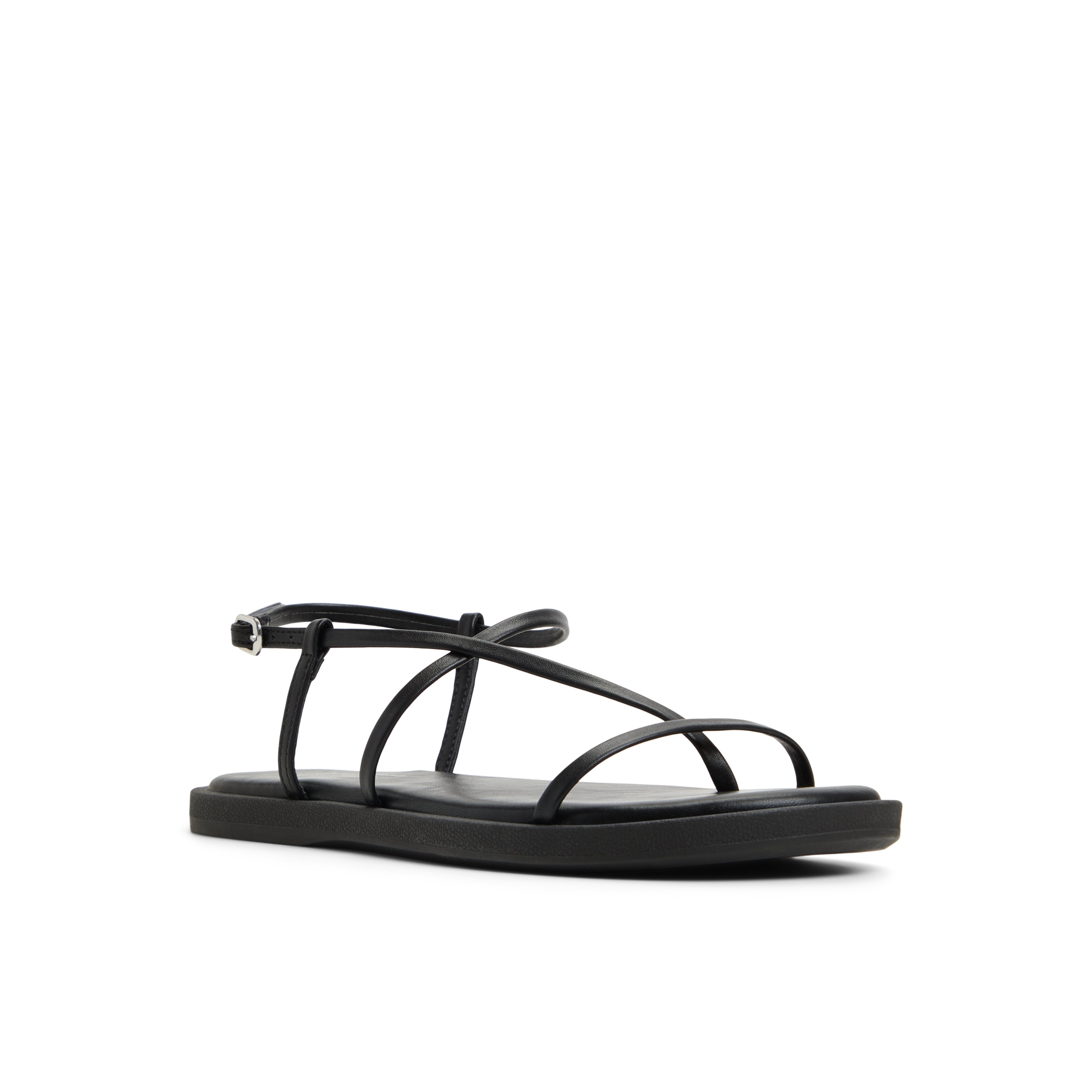 Pamina Black Women's Flat Sandals