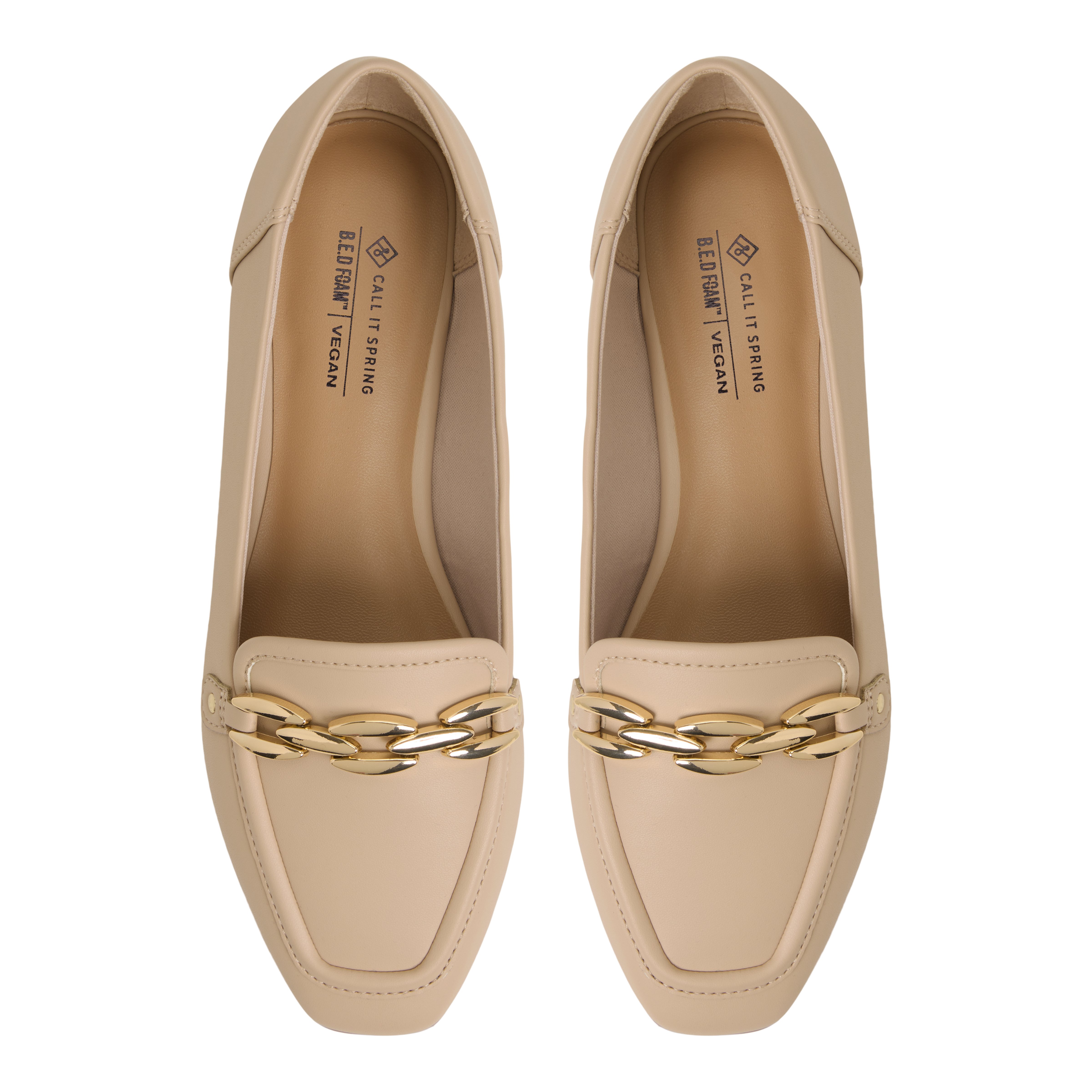 Parvi Medium Beige Women's Loafers