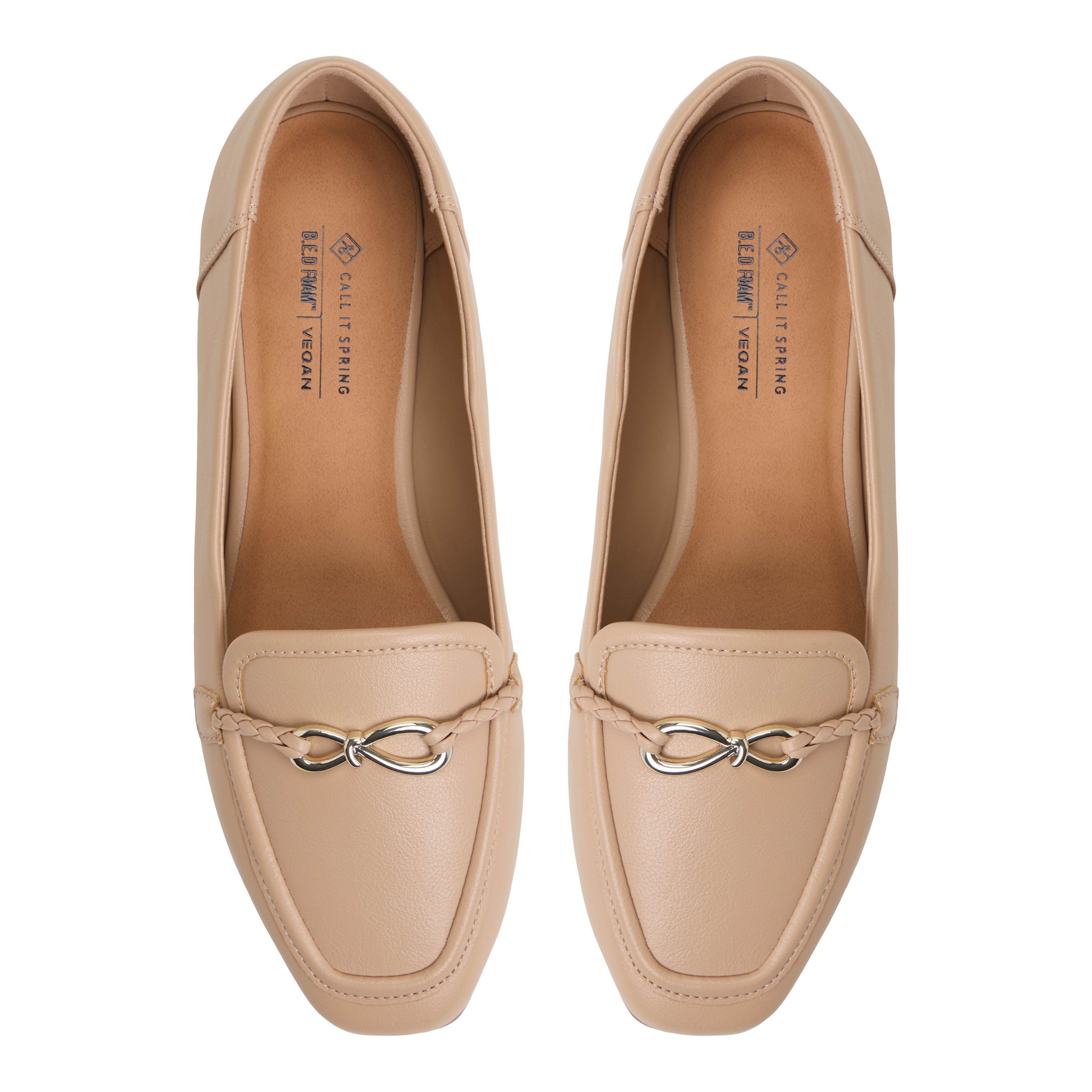 Pilar Medium Beige Women's Loafers