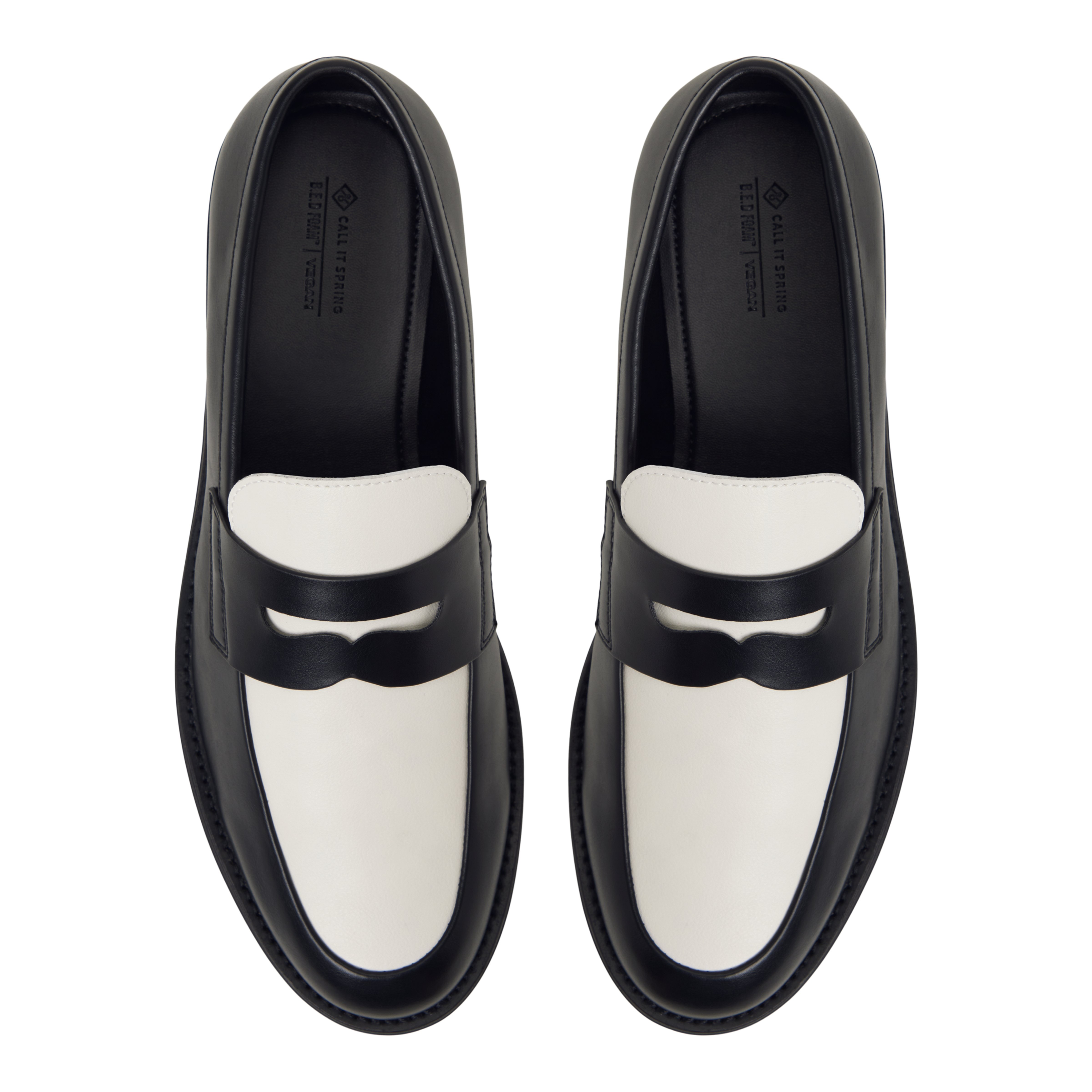 Pollard Black/White Men's Dress Shoes