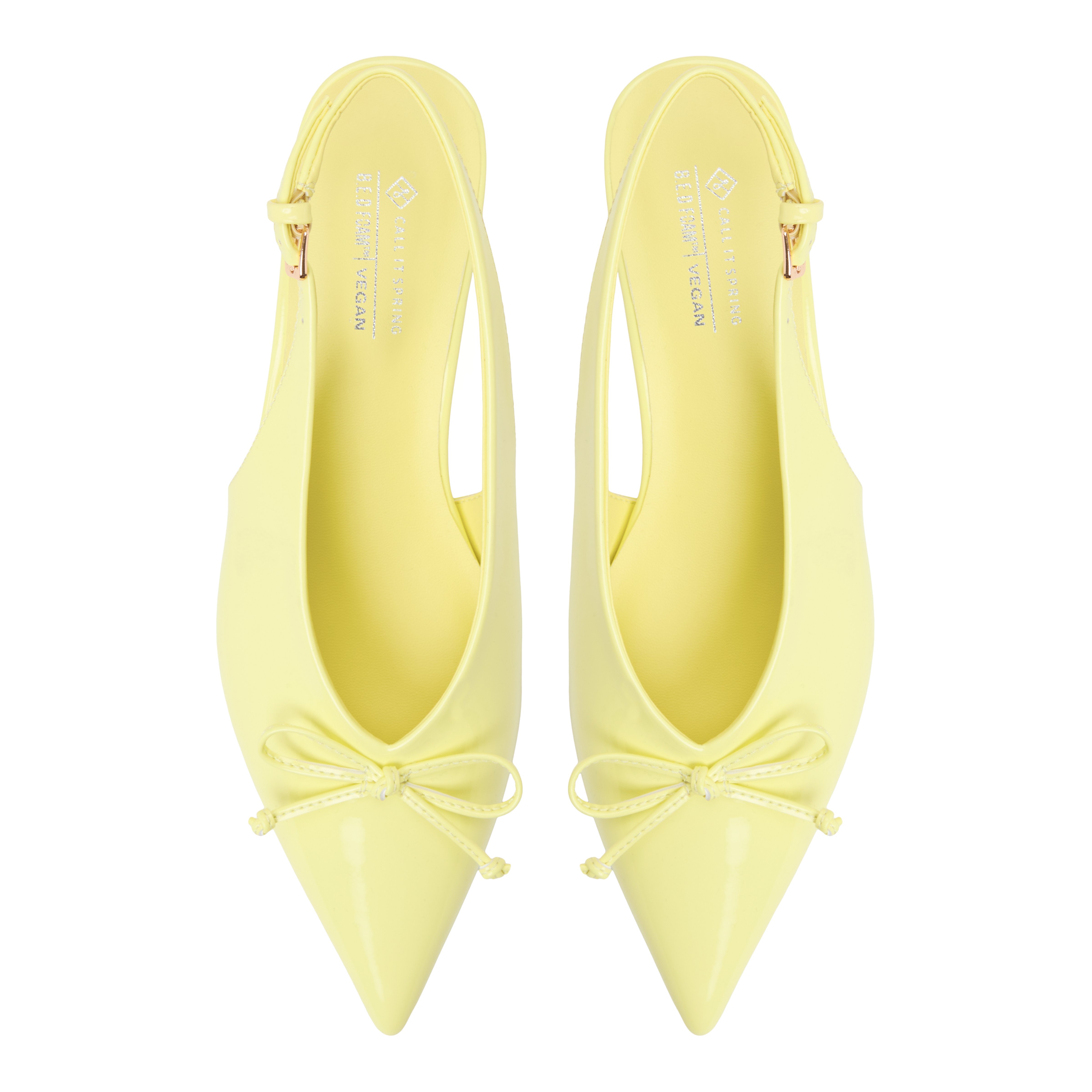 Reinaa Light Yellow Women's Kitten heels