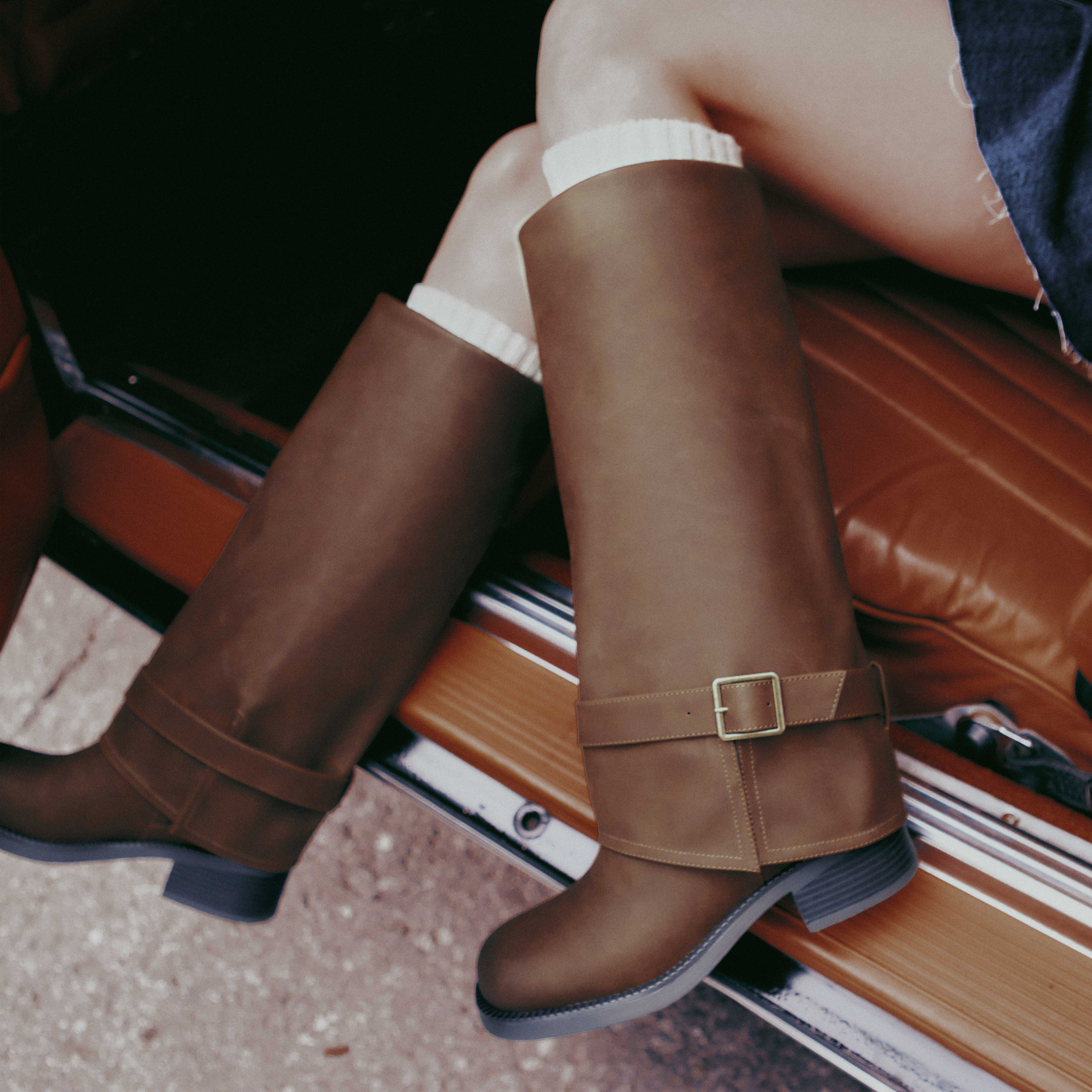 Rodeo Cognac Women's Knee-high Boots