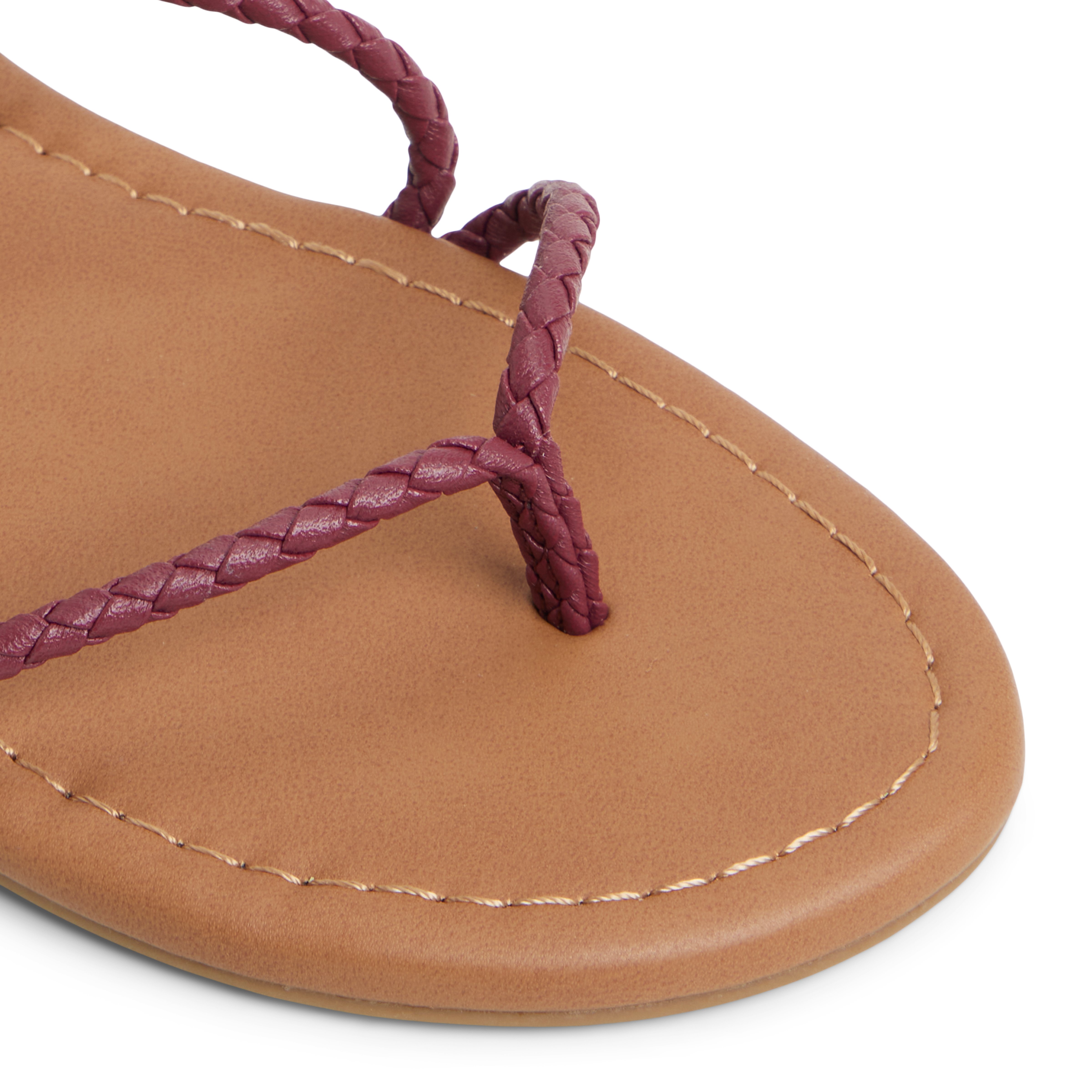 Romiie Dark Pink Women's Flat Sandals