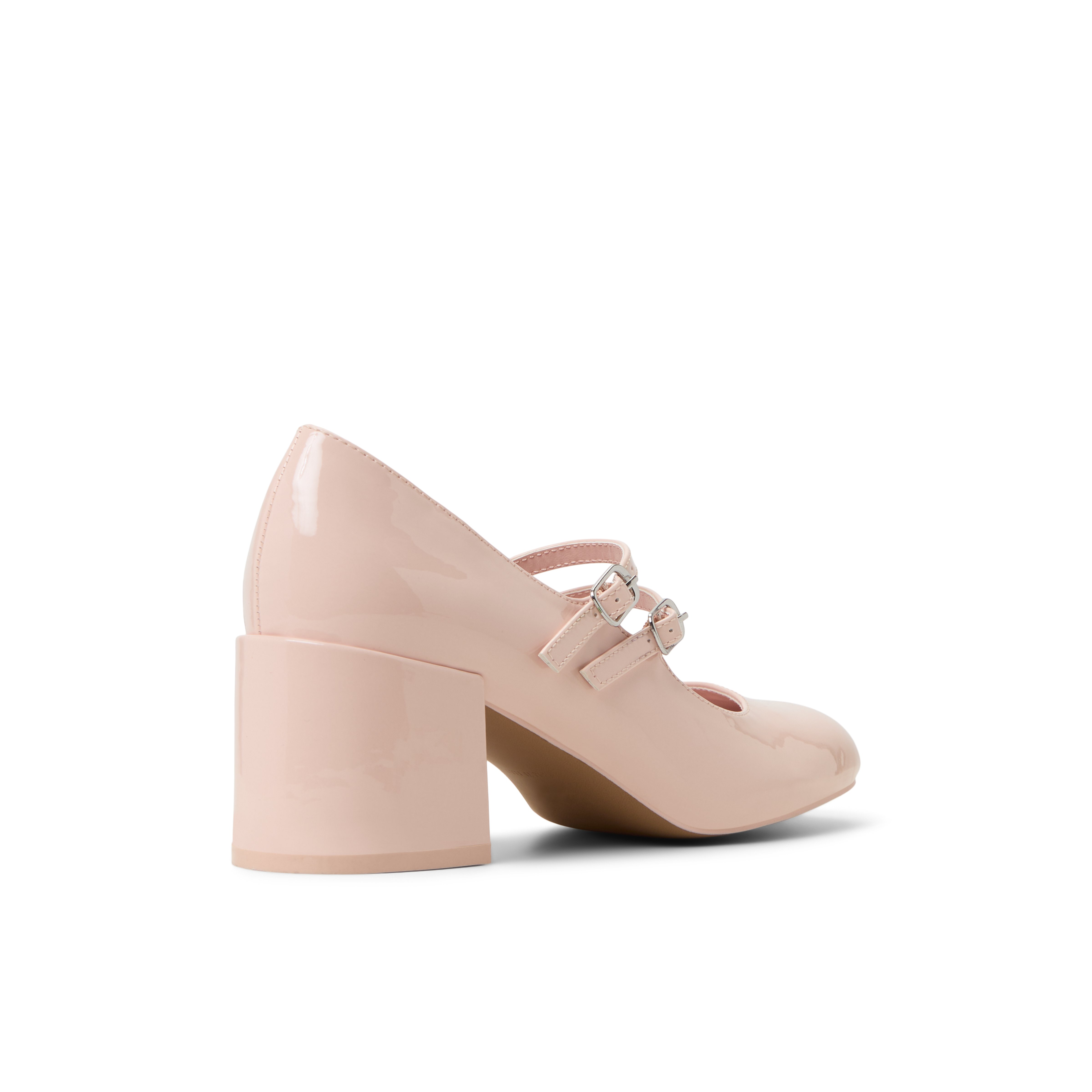 Ruubyy Light Pink Women's Low-mid Heels