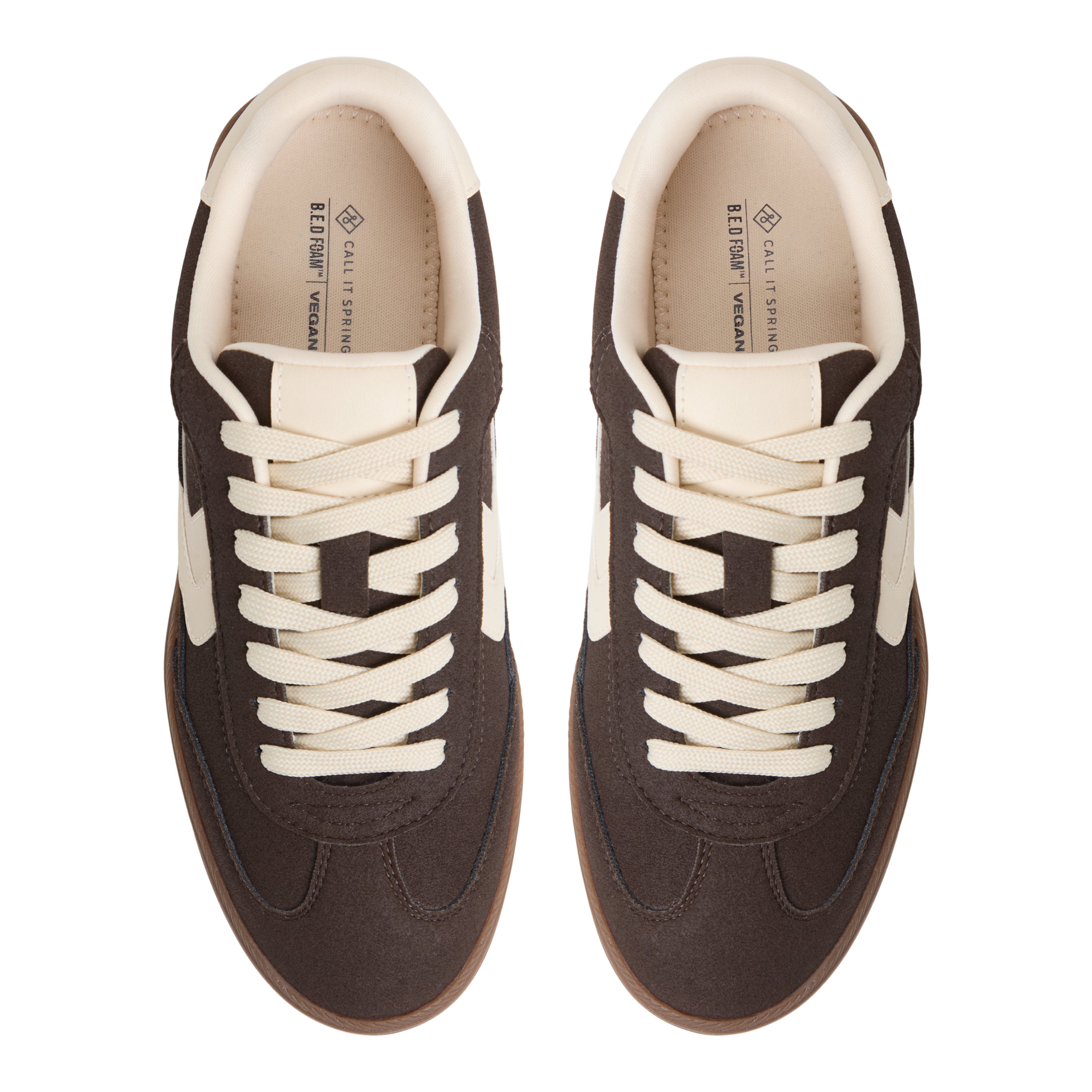 Salome Dark Brown Women's Monochromatic Sneakers