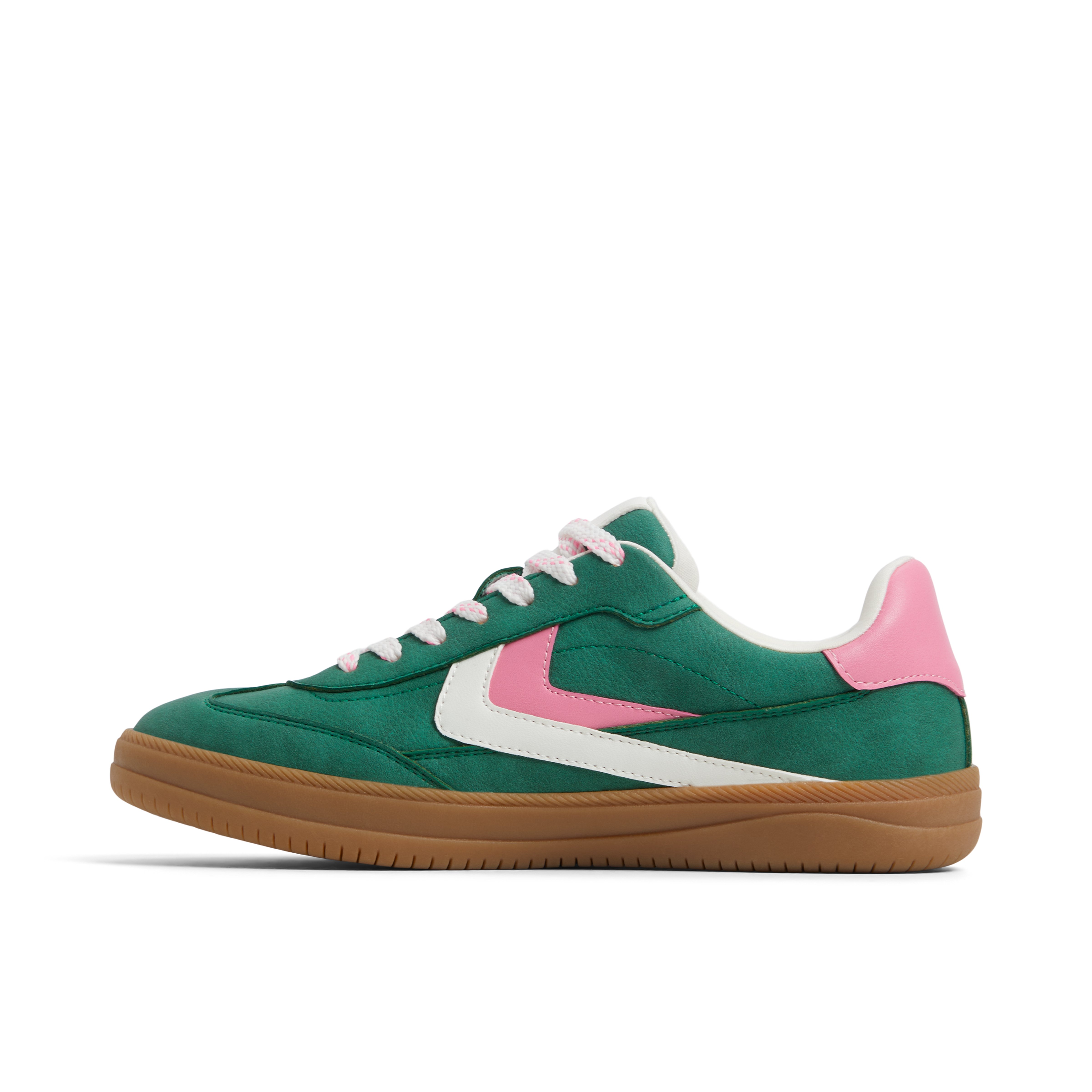 Salome Medium Green Women's Retro Sneakers