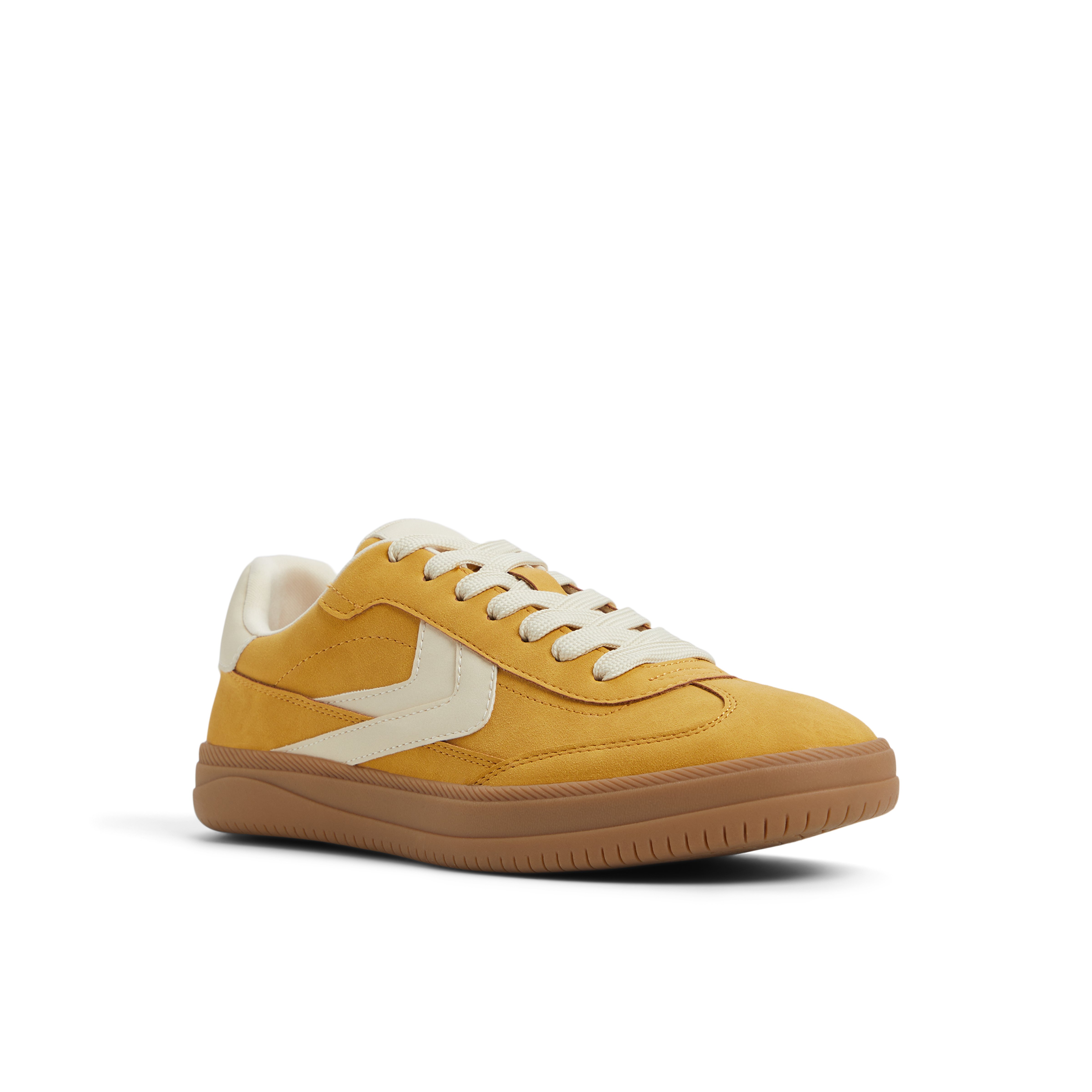 Salome Dark Yellow Women's Monochromatic Sneakers