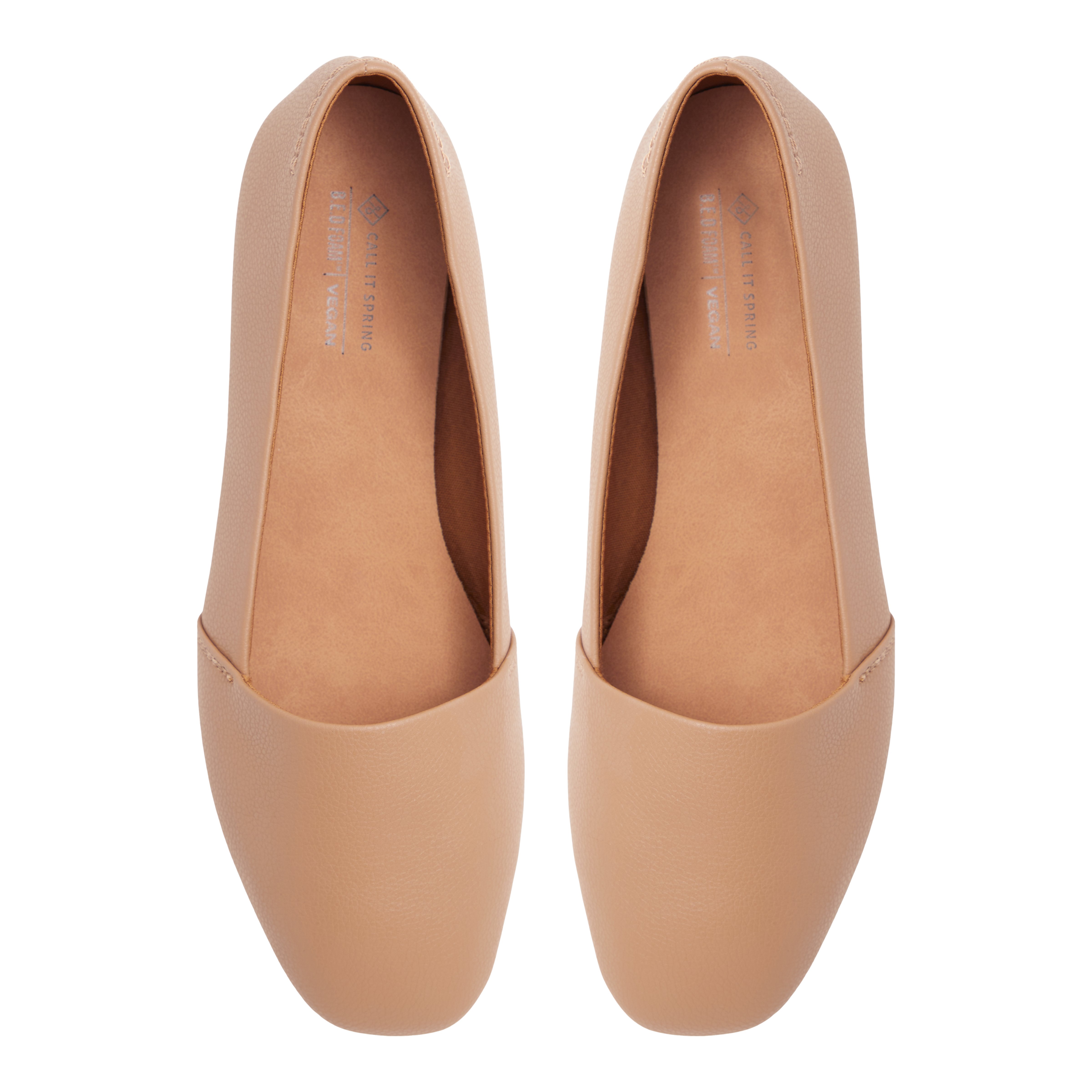 Samantha Beige Women's Comfortable Flat Shoes