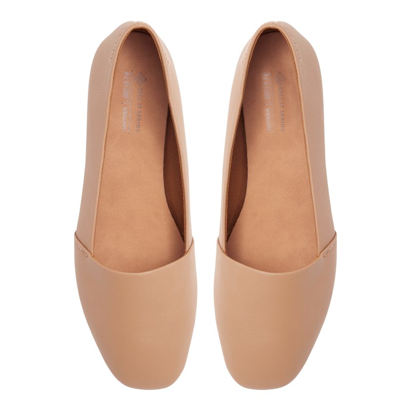 Leather flat shoes on sale