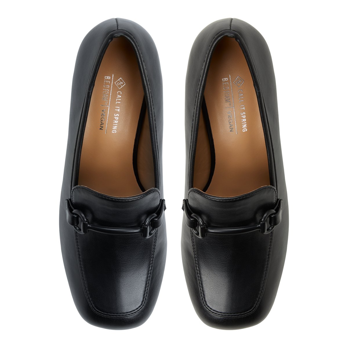 【Call It Spring】ビーガン Saylorr ブロックヒール ローファー Saylorr Black Women's Kitten heels | Call It Spring Canada