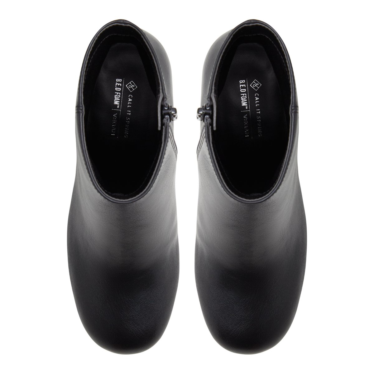 ショートブーツ・ブーティ Silver Spring Ankle Boots - Off White - Leather - Black/ Sil Seraphina Black Women's Ankle Boots | Call It Spring Canada
