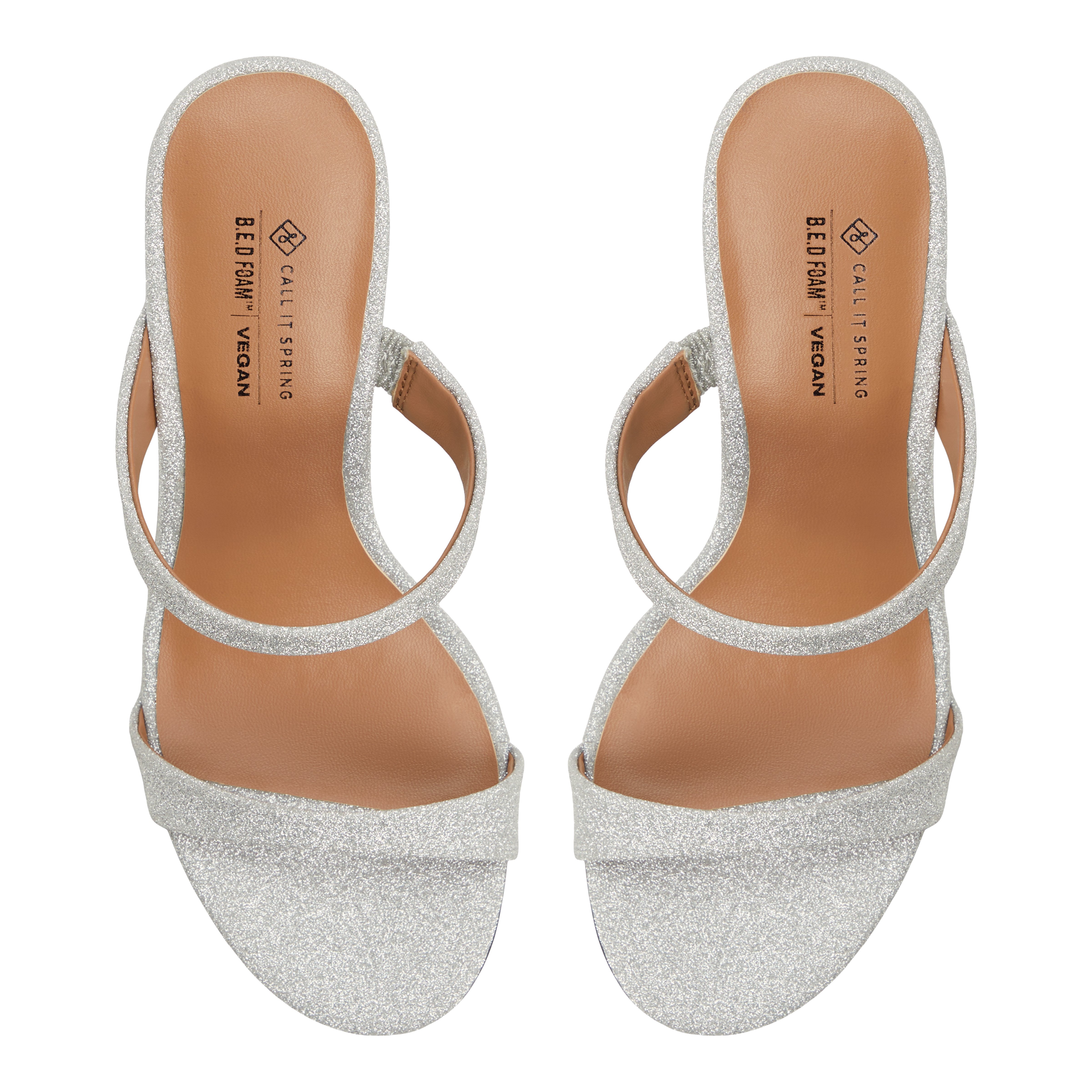 Shaiaa Silver Women's Mules